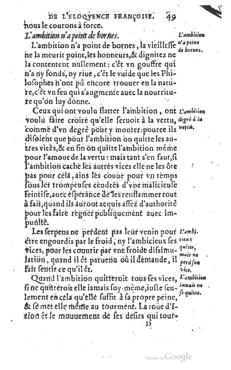 1610 - Louis Coste - Trésor de l’éloquence française (Seconde partie) - BM Lyon