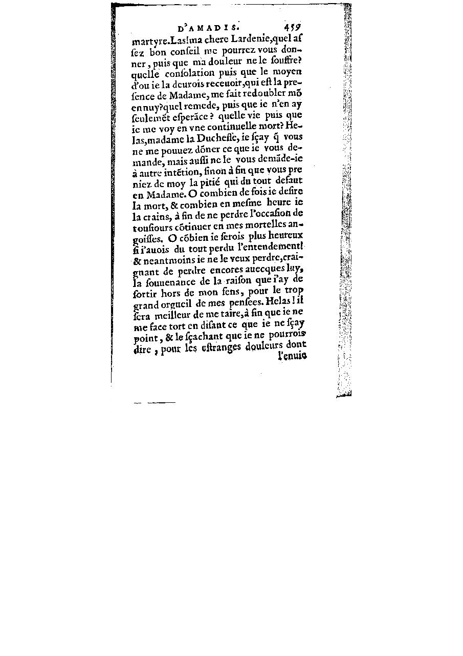 1572 - Veuve Gabriel Cotier - Trésor des Amadis - BM Lyon