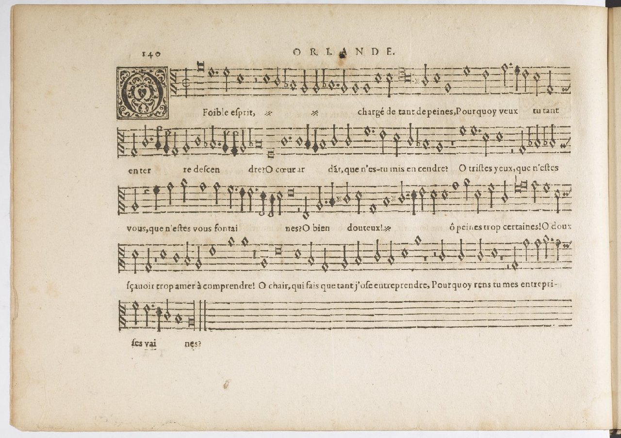 1594 - Paul Marceau - Trésor de musique d&#039;Orlande de Lassus, Superius, Bassus, Tenor, Quinta pars - BnF