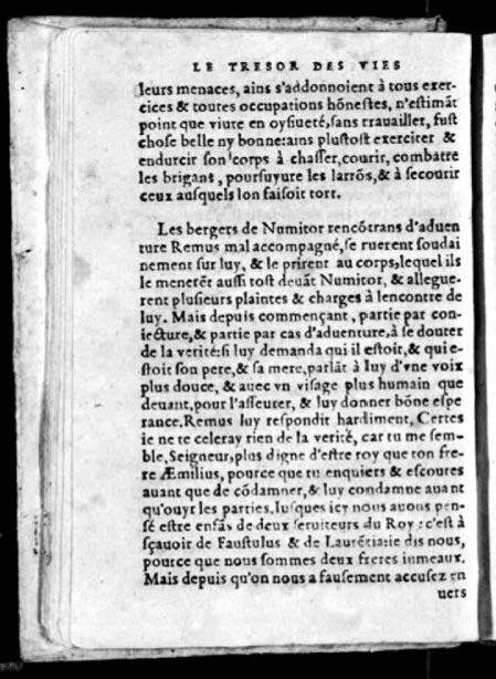 1574 - Benoît Rigaud - Trésor des vies de Plutarque - Avignon