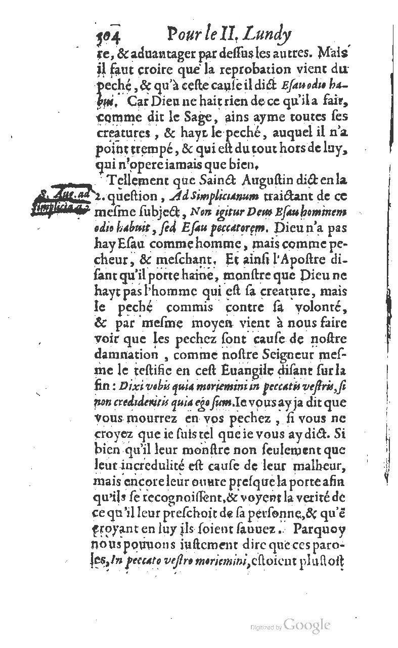 1607 - Nicolas Du Fossé - Trésor quadragésimal - T 01 - BM Lyon