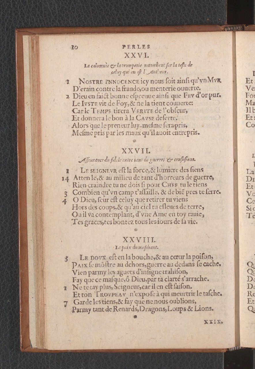 1577 - Jean de Laon - Trésor des 150 psaumes de David - Genève