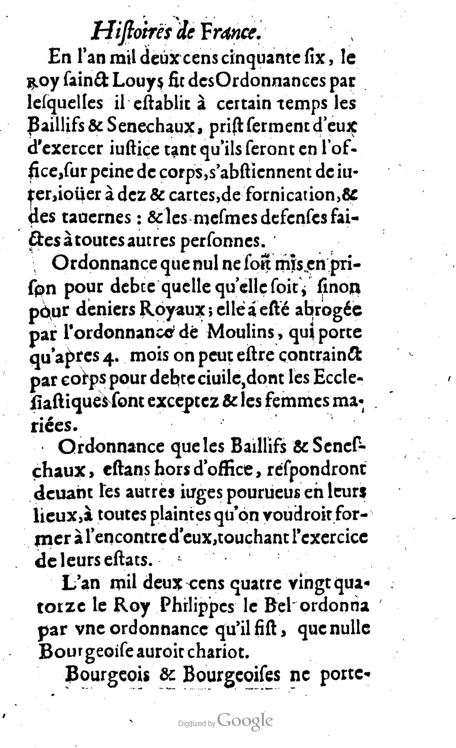 1638 - Jean Corrozet - Trésor des histoires de France - BM Lyon
