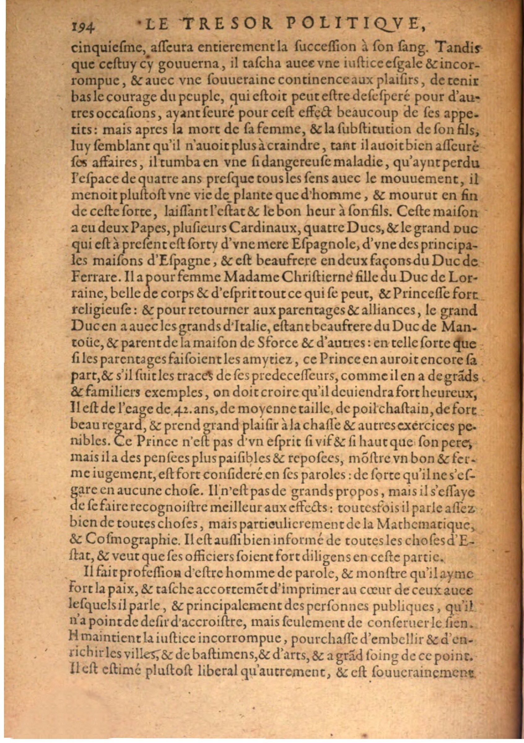 1608 - Pierre Chevalier - Trésor politique - BSB Munich