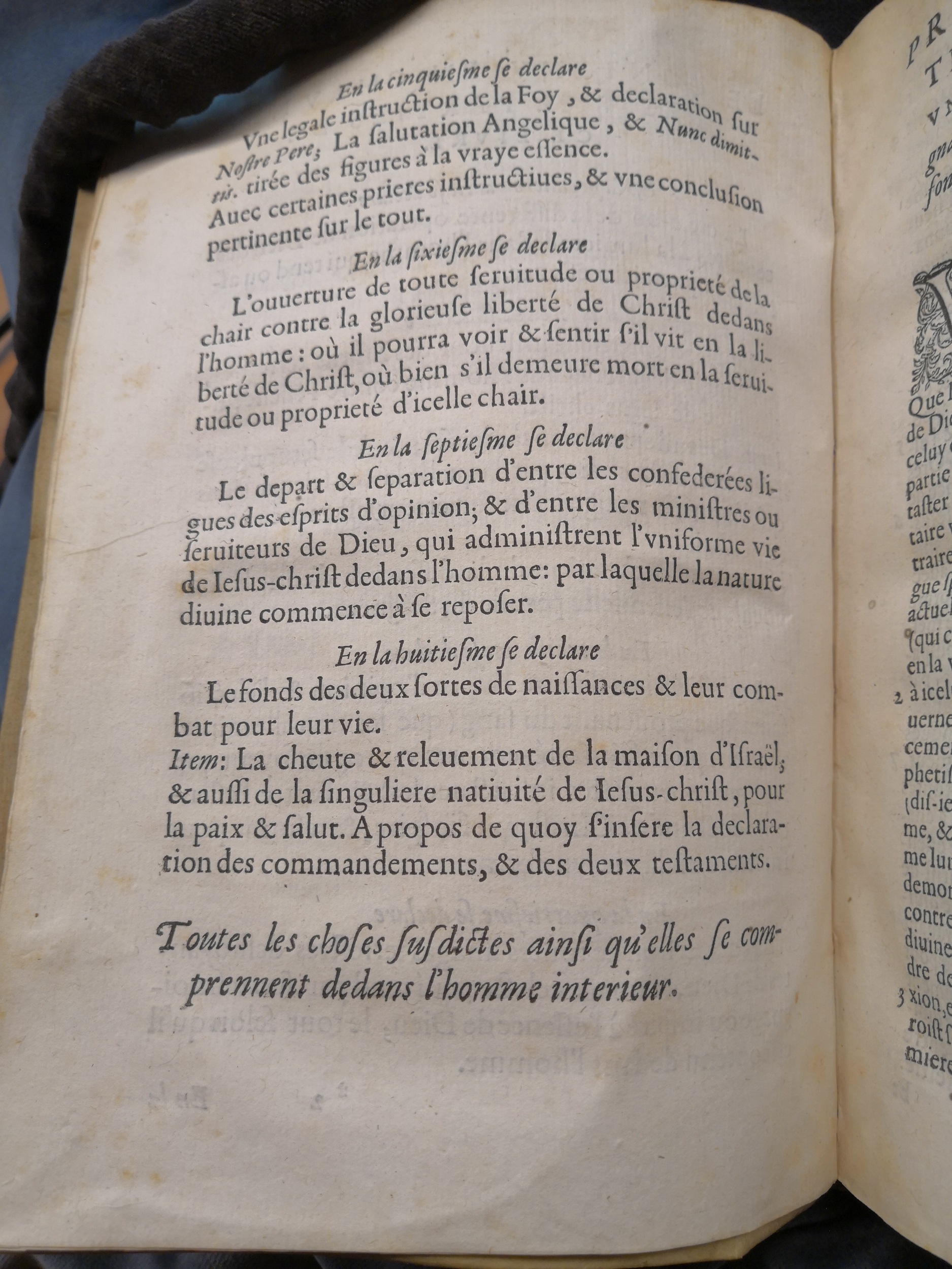 1581c. - Christophe Plantin - Le Livre des témoignages du Trésor caché au champ (Livres 2, 4, 6 et 7) - Anvers Musée Plantin Moretus