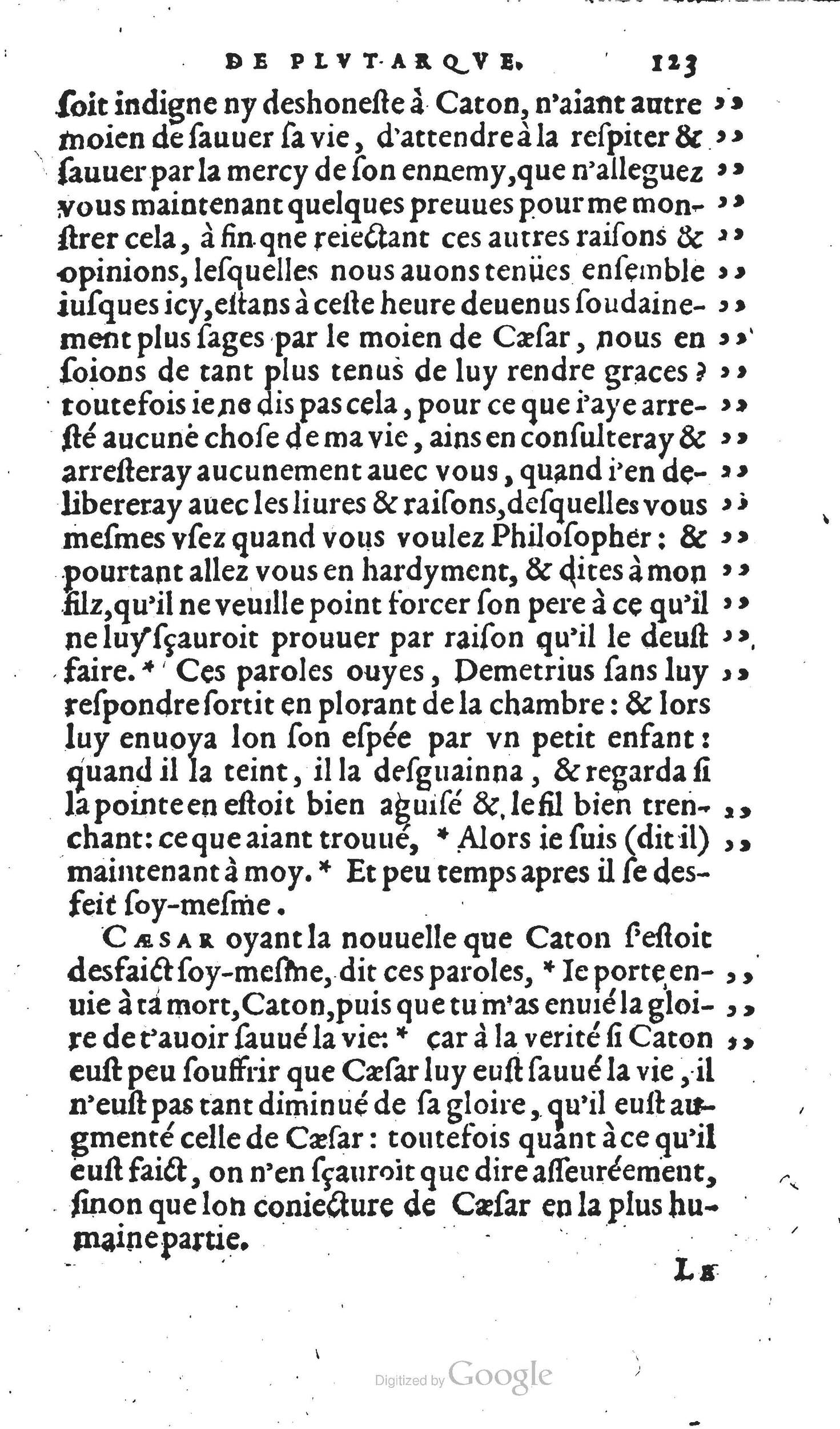 1567 - Willem Silvius - Trésor des vies de Plutarque - Anvers Musée Plantin-Moretus