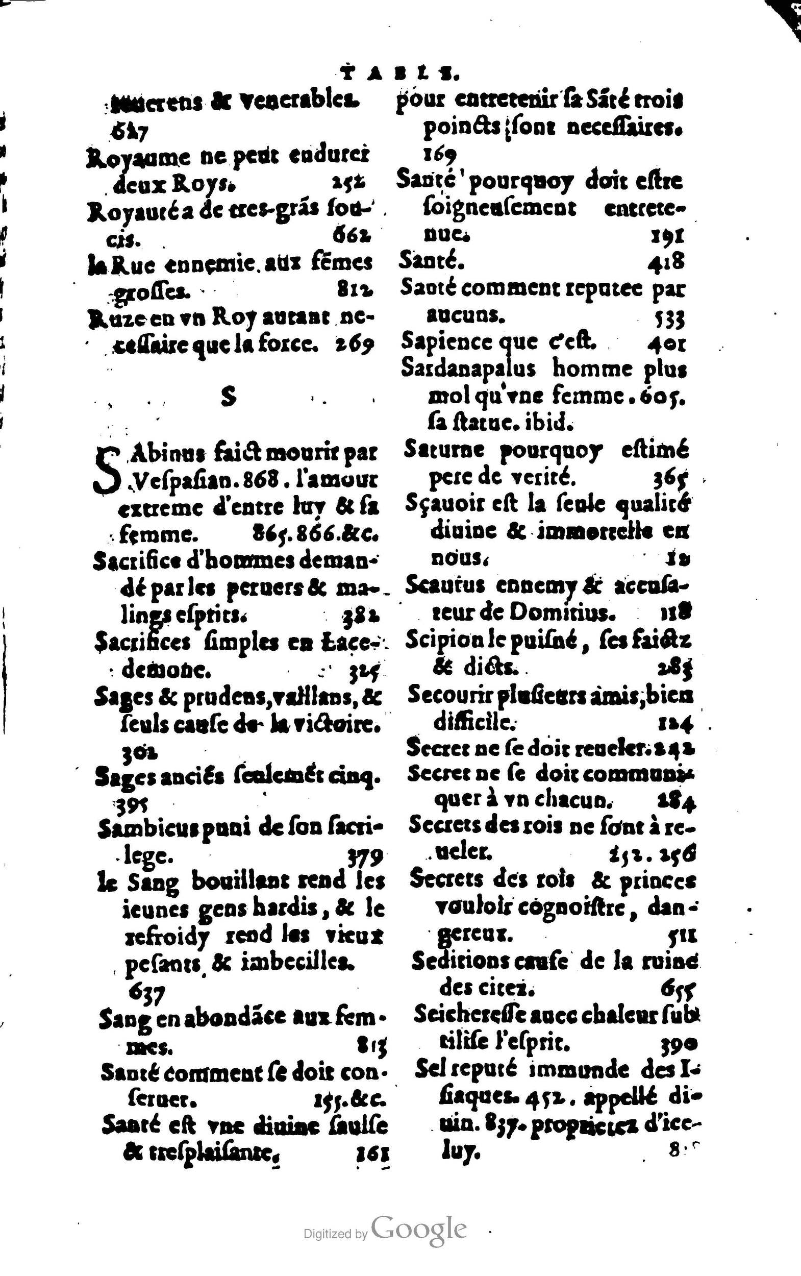 1578 - Jean Poupy - Trésor des morales de Plutarque - BSB Munich