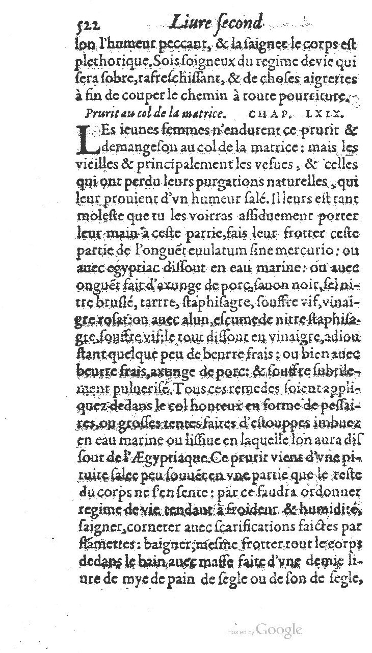 1585 - Jacques du Puis - Trésor des remèdes secrets pour les maladies des femmes - BnF