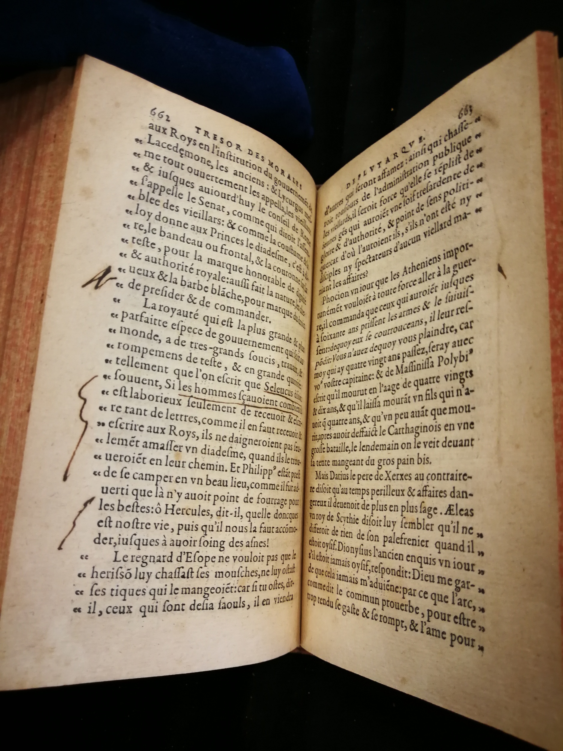 1577 - Jean Poupy - Trésor des morales de Plutarque - Les Méjanes, Aix-en-Provence 1577 - Jean Poupy - Trésor des morales de Plutarque - Les Méjanes, Aix-en-Provence