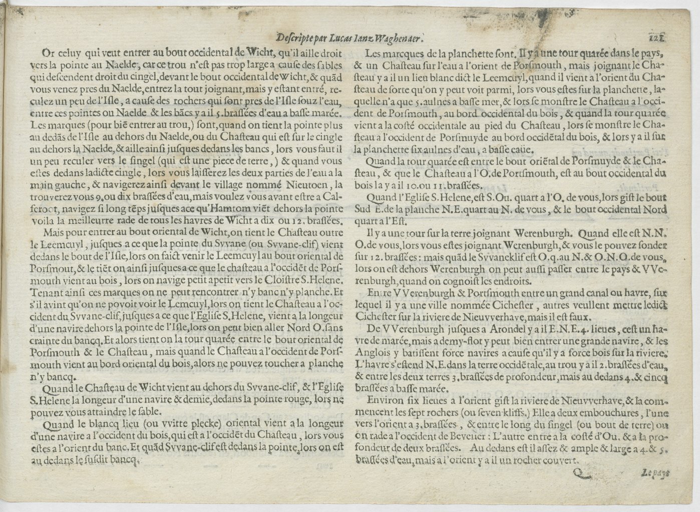 1601 - Bonaventure d’Aseville - Trésorerie ou cabinet de route marinesque - BnF 1601 - Bonaventure d’Aseville - Trésorerie ou cabinet de route marinesque - BnF