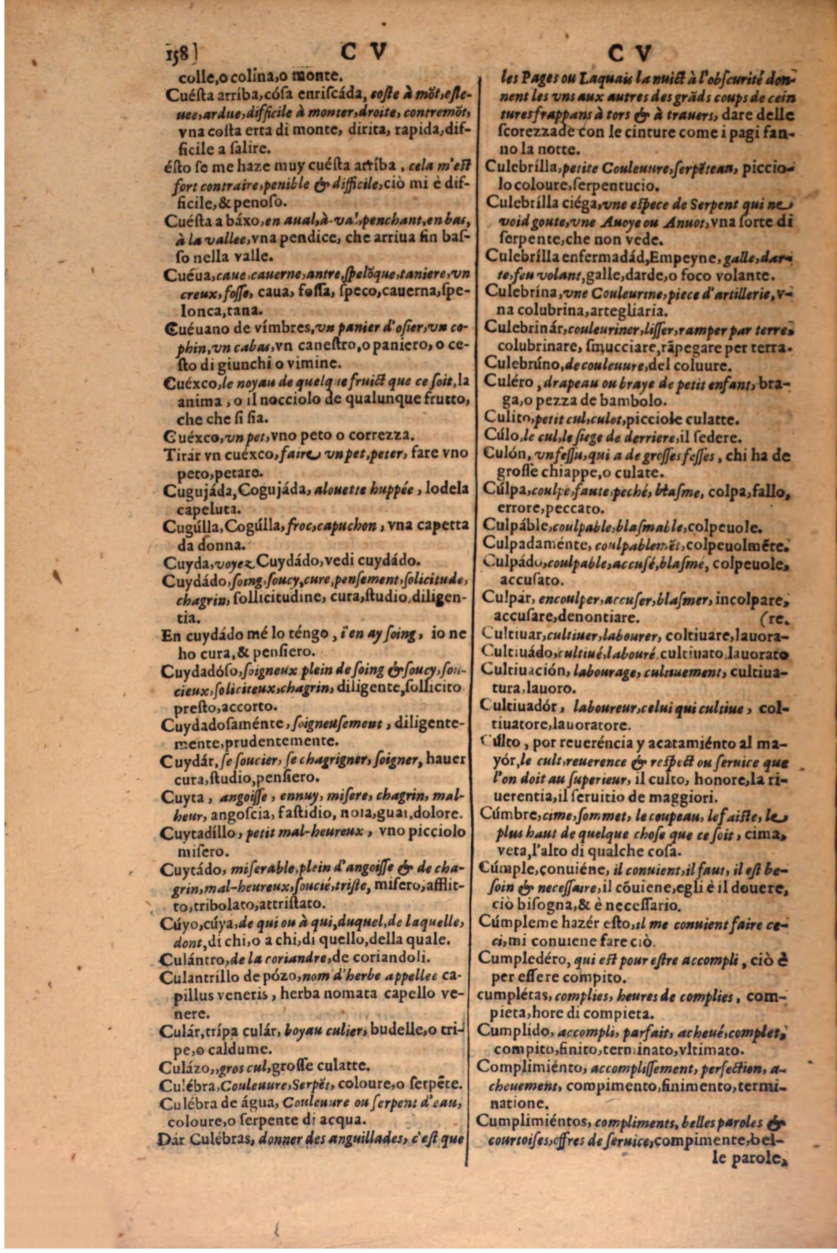 1606 Samuel Crespin Thresor des trois langues, francoise, italiene et espagnolle - BSB-176.jpeg