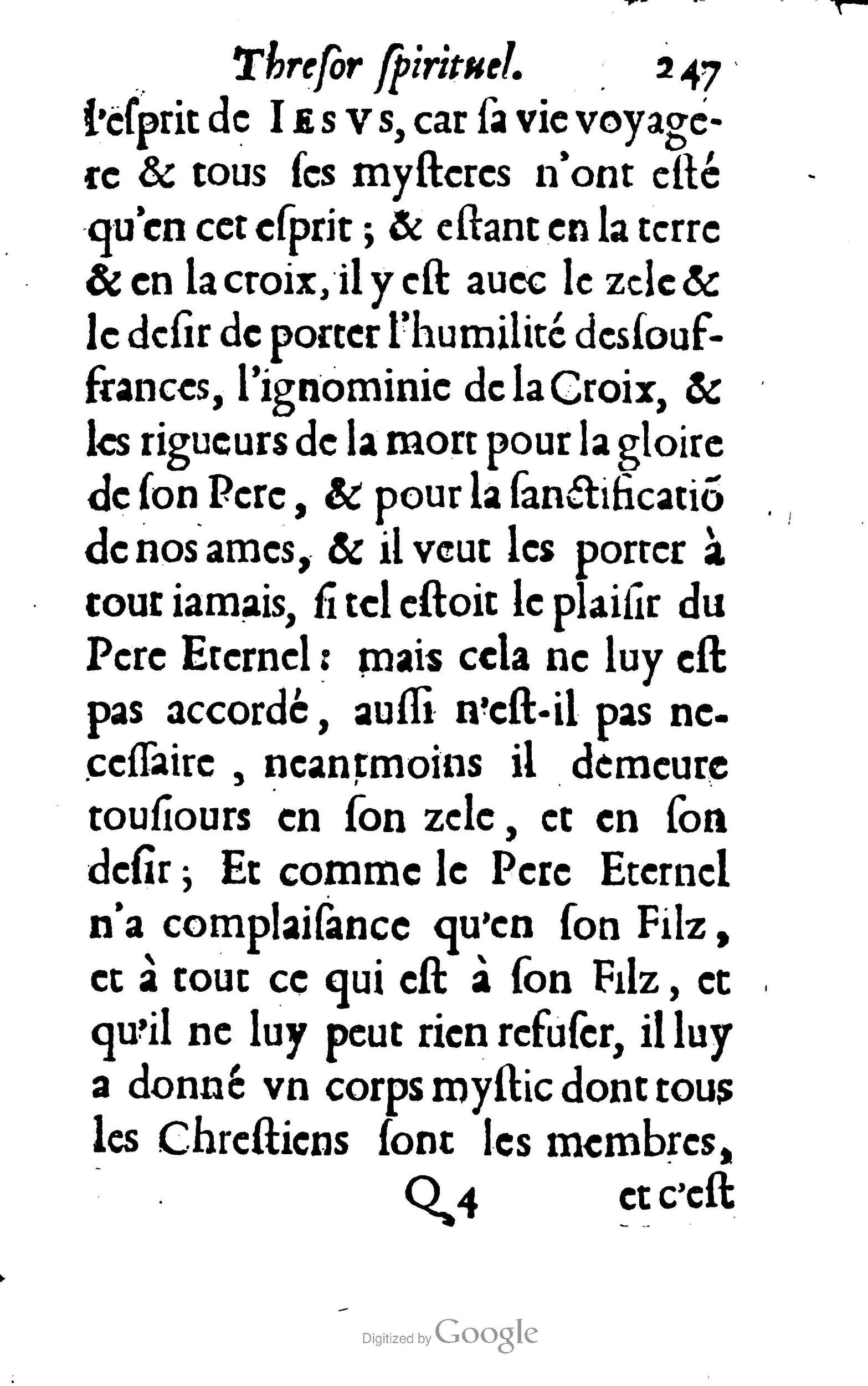 1633 - François Waudré - Trésor spirituel contenant les excellences du christianisme - BM Lyon