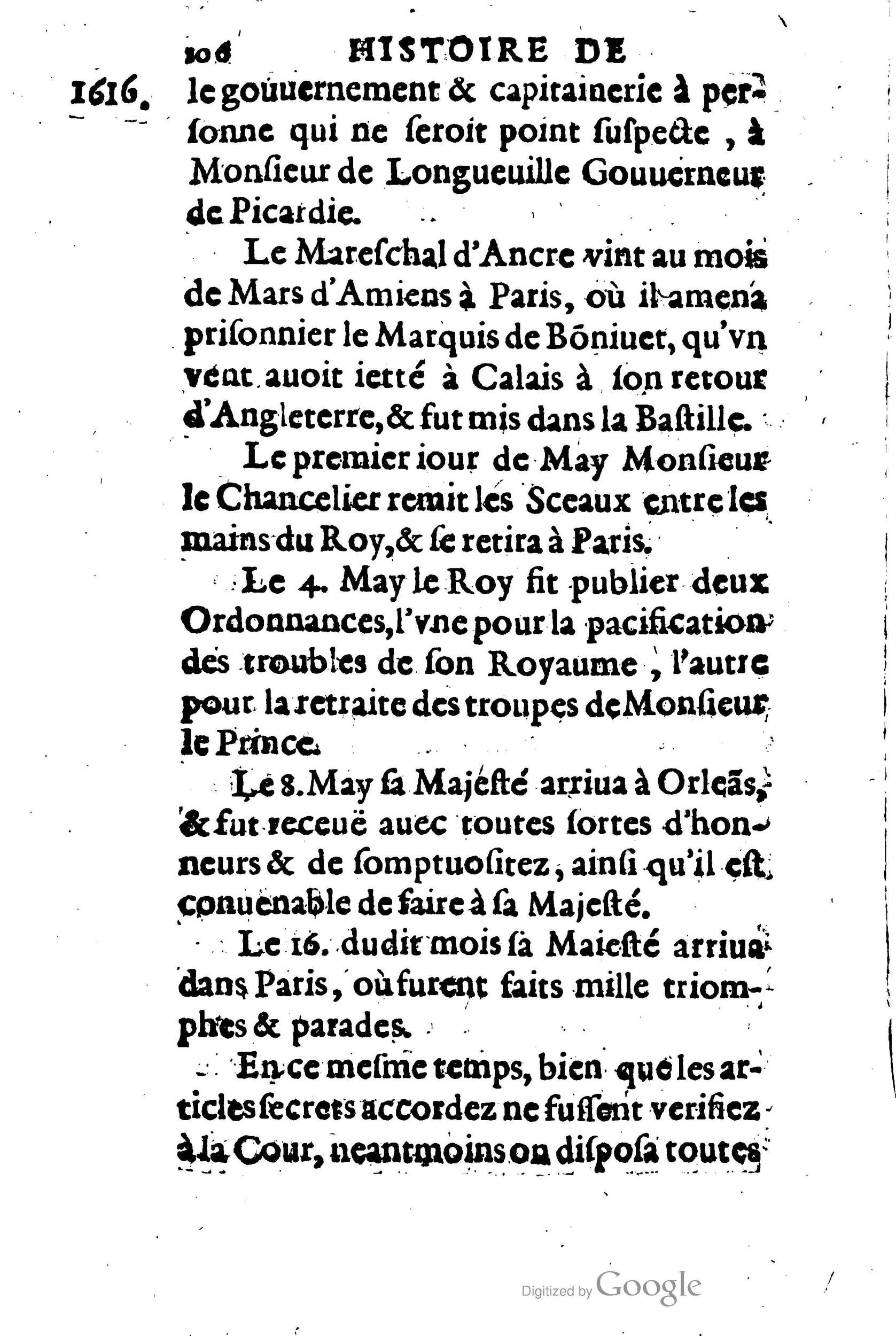 1623 - Joseph Bouillerot - Trésor de l’histoire générale de notre temps - BM Lyon