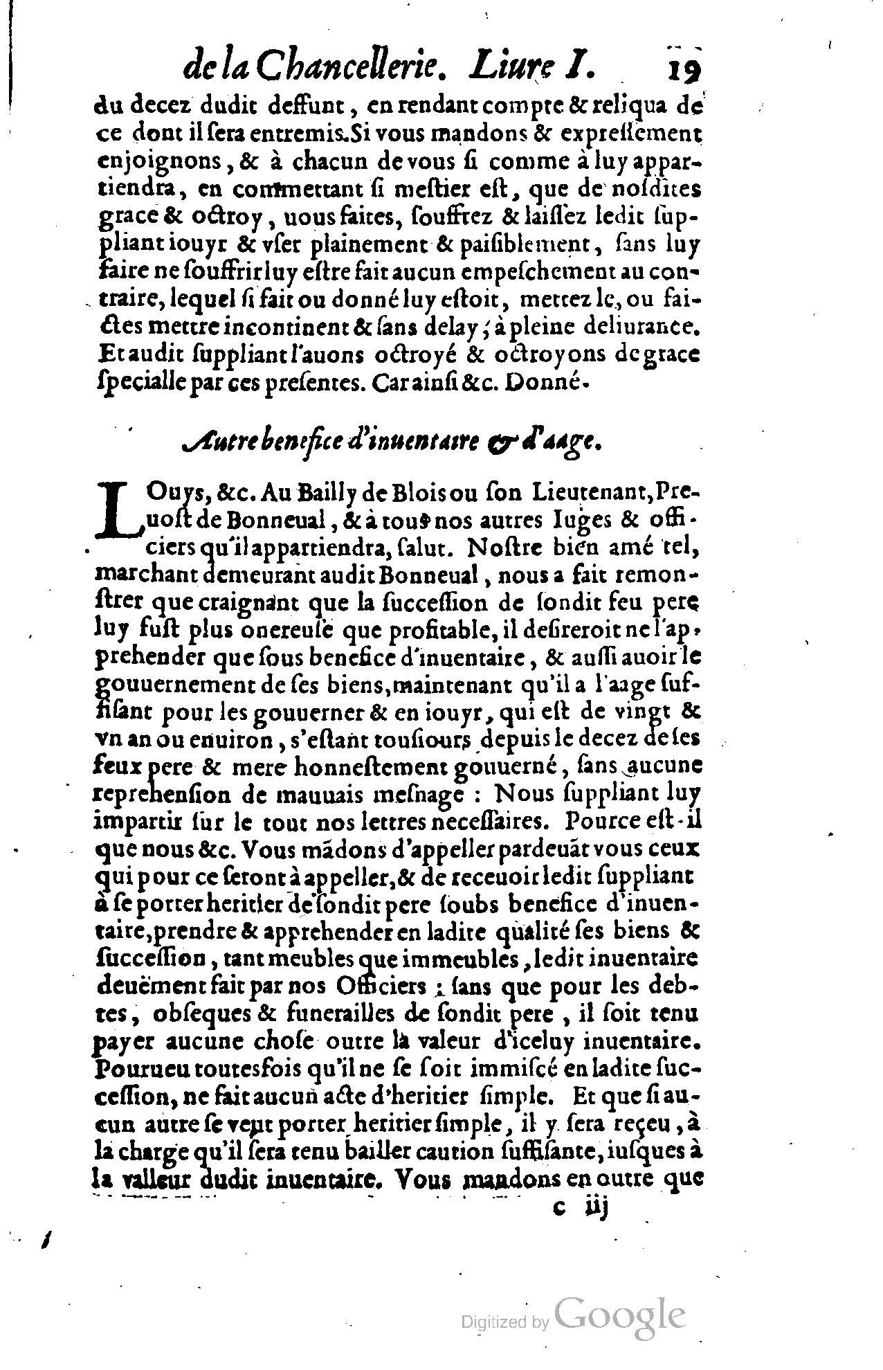 1614 - Jean Richer - Trésor du nouveau style et protocole de la chancellerie de France - BSB Munich