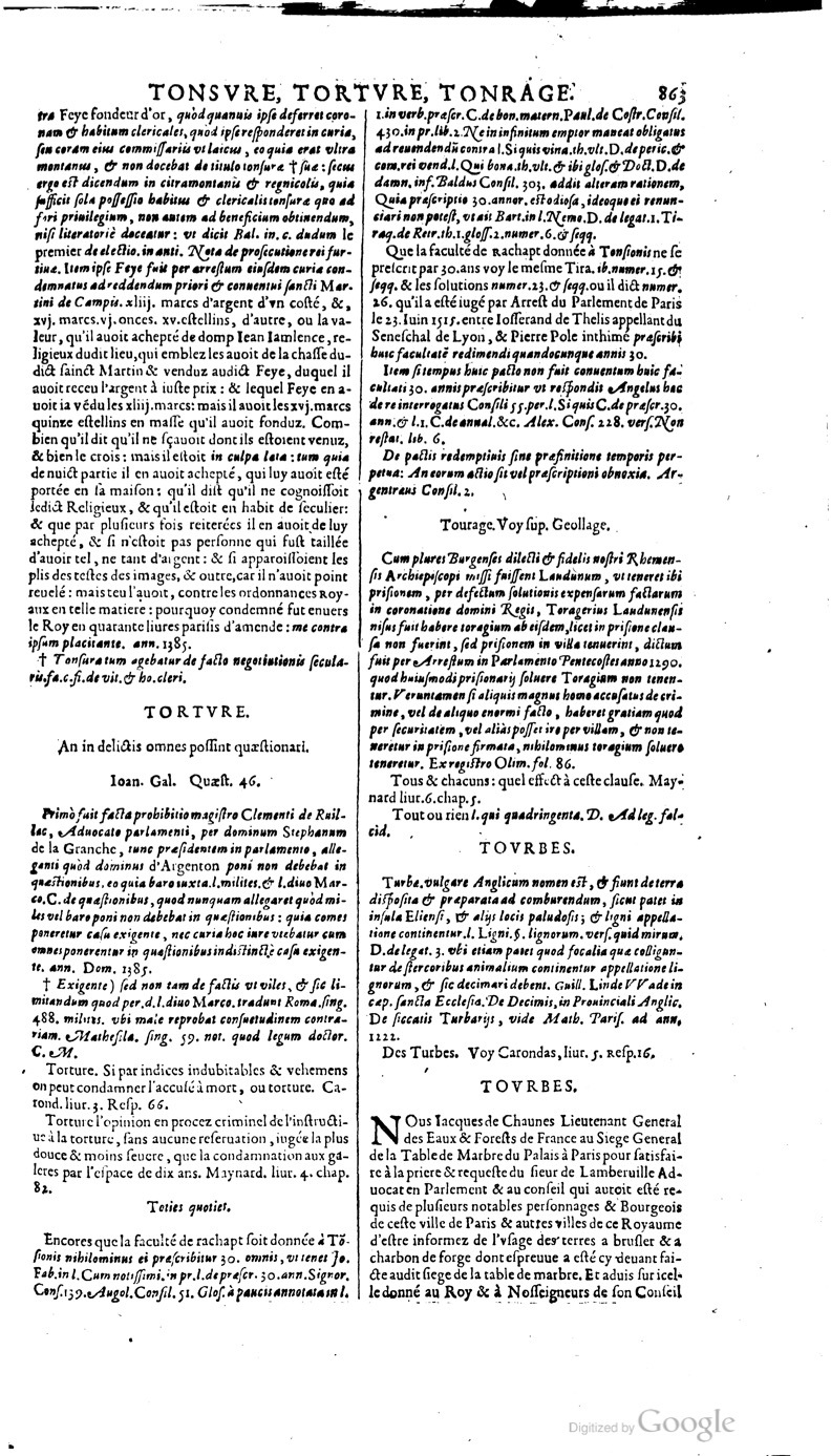 1629 - Veuve Nicolas Buon - Trésor du droit français (21754 T. 3) - BM Lyon
