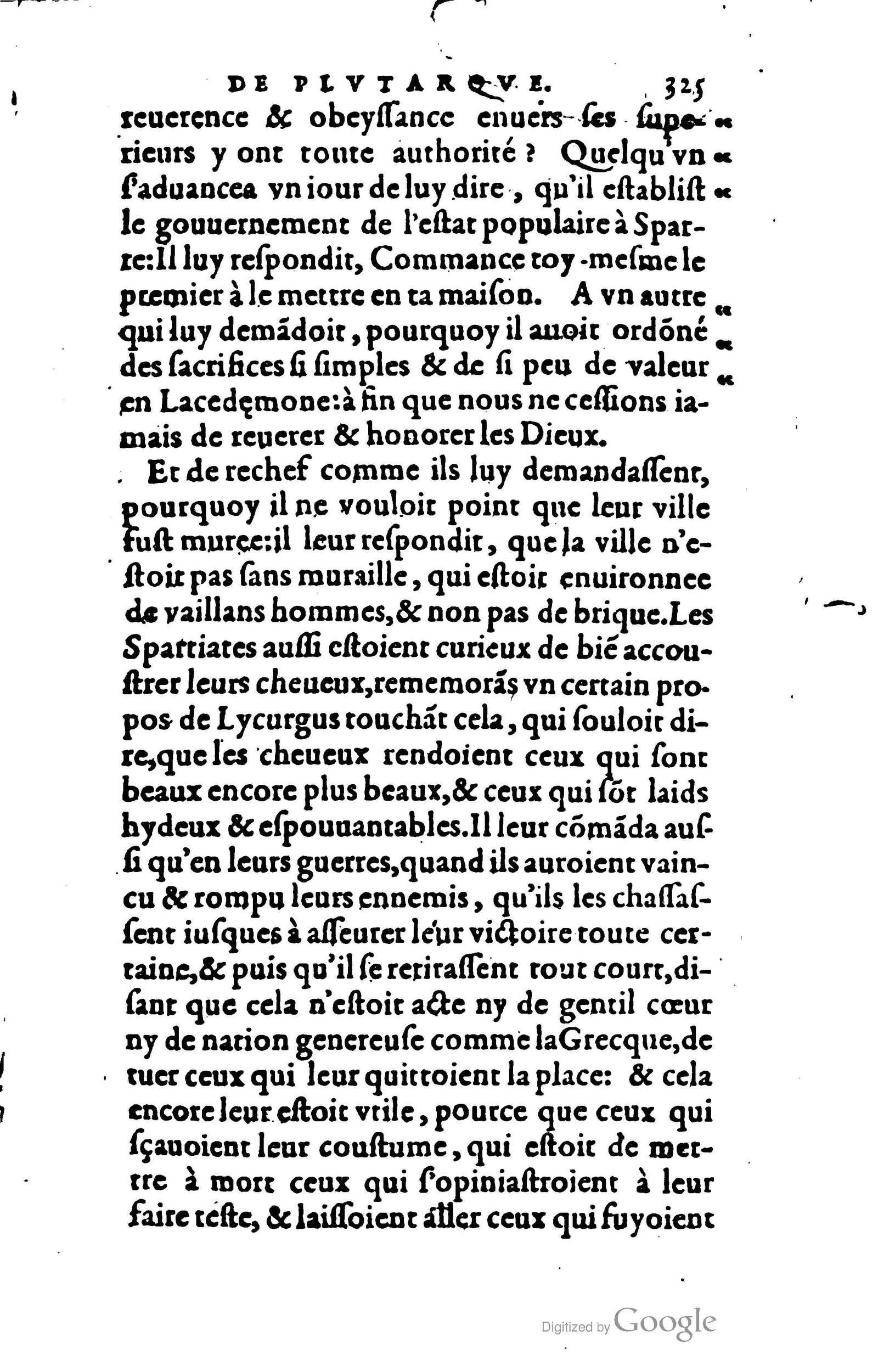 1578 - Jean Poupy - Trésor des morales de Plutarque - BSB Munich