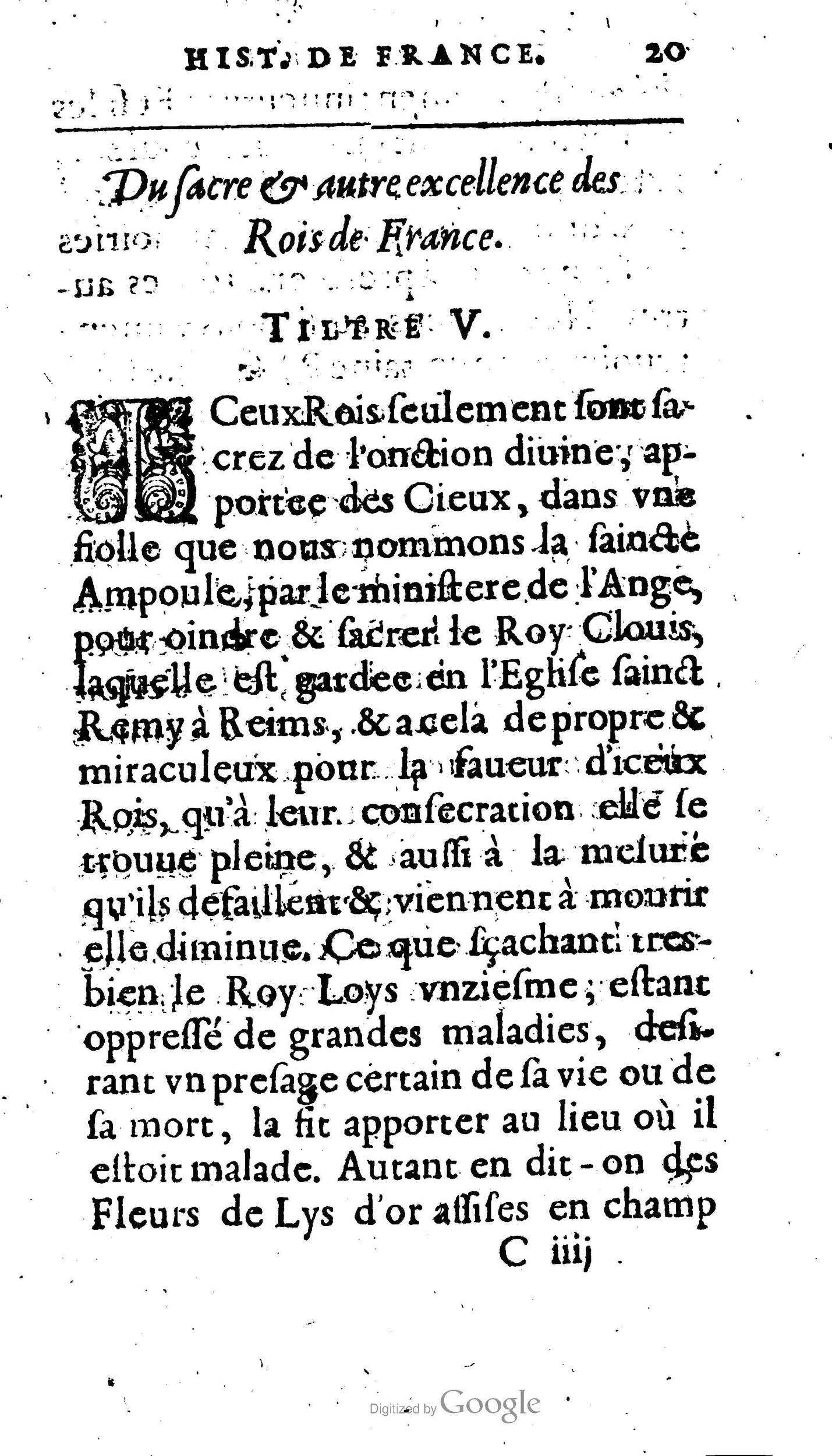 1604 - Galiot Corrozet - Trésor des histoires de France - BNC Florence 1604 - Galiot Corrozet - Trésor des histoires de France - BNC Florence