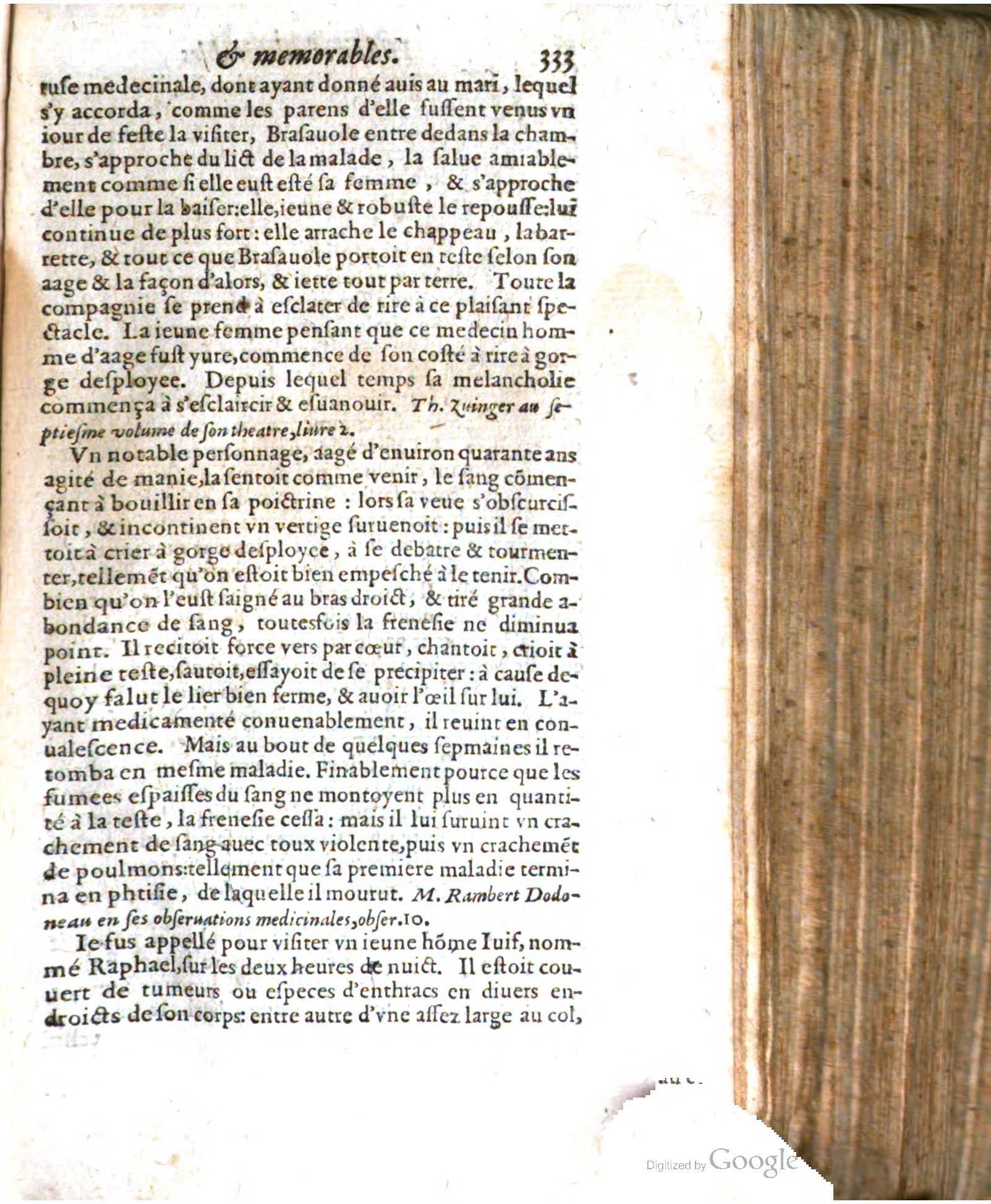 1620 - Samuel Crespin - Trésor d’histoires admirables et mémorables - BCU Lausanne