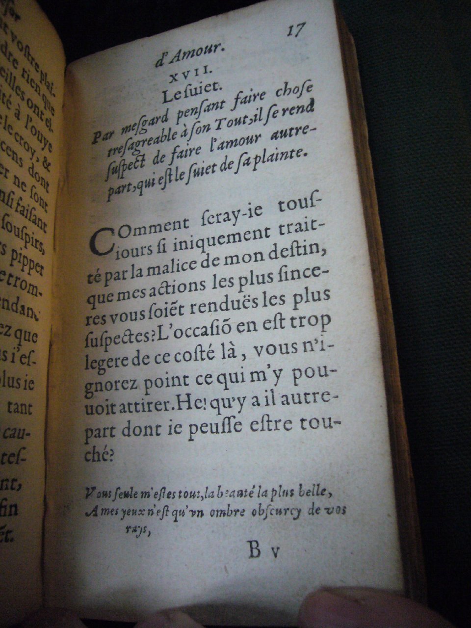 1597 - Matthieu Guillemot - Trésor d’amour - BnF Arsenal