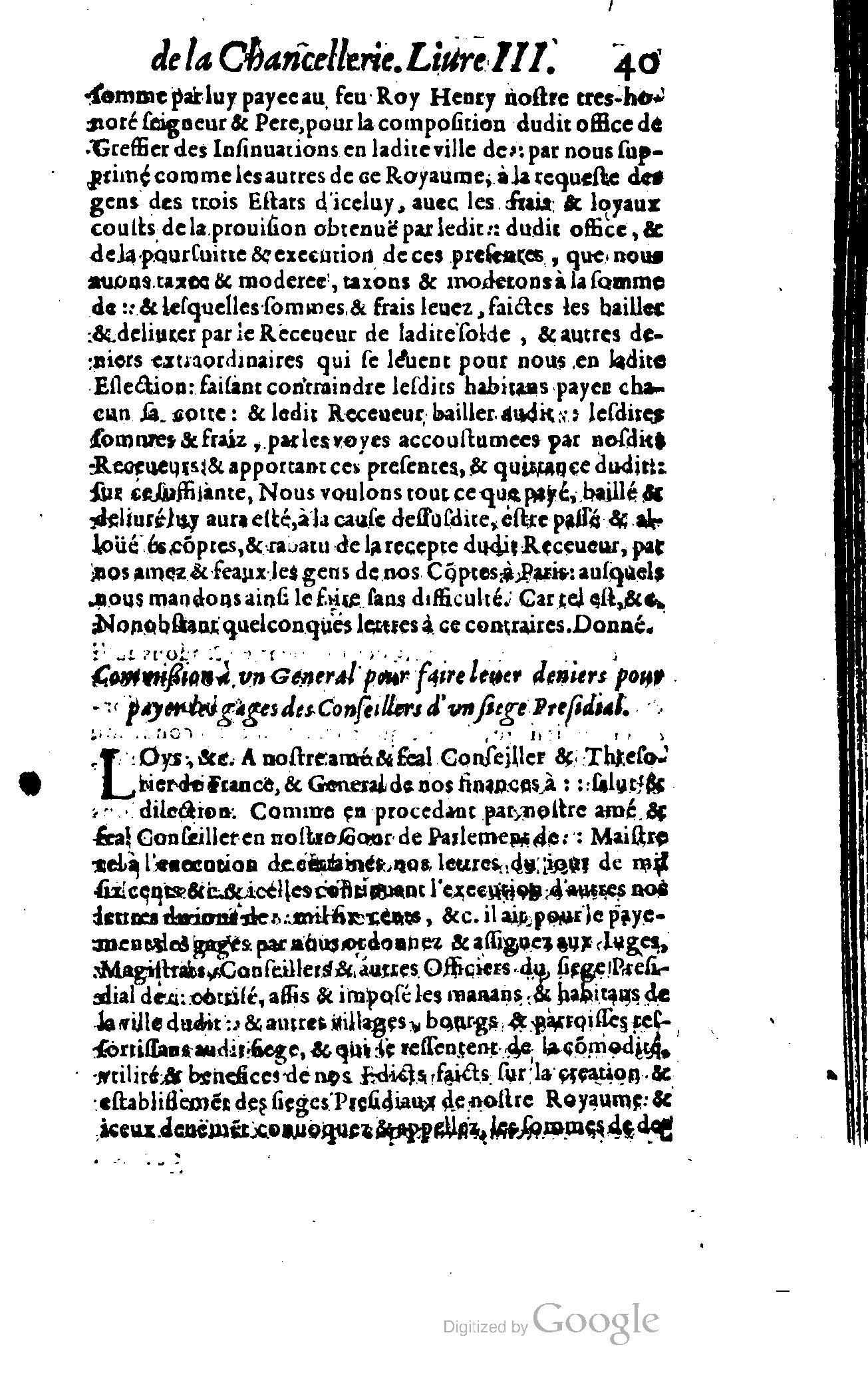1614 - Jean Richer - Trésor du nouveau style et protocole de la chancellerie de France - BSB Munich