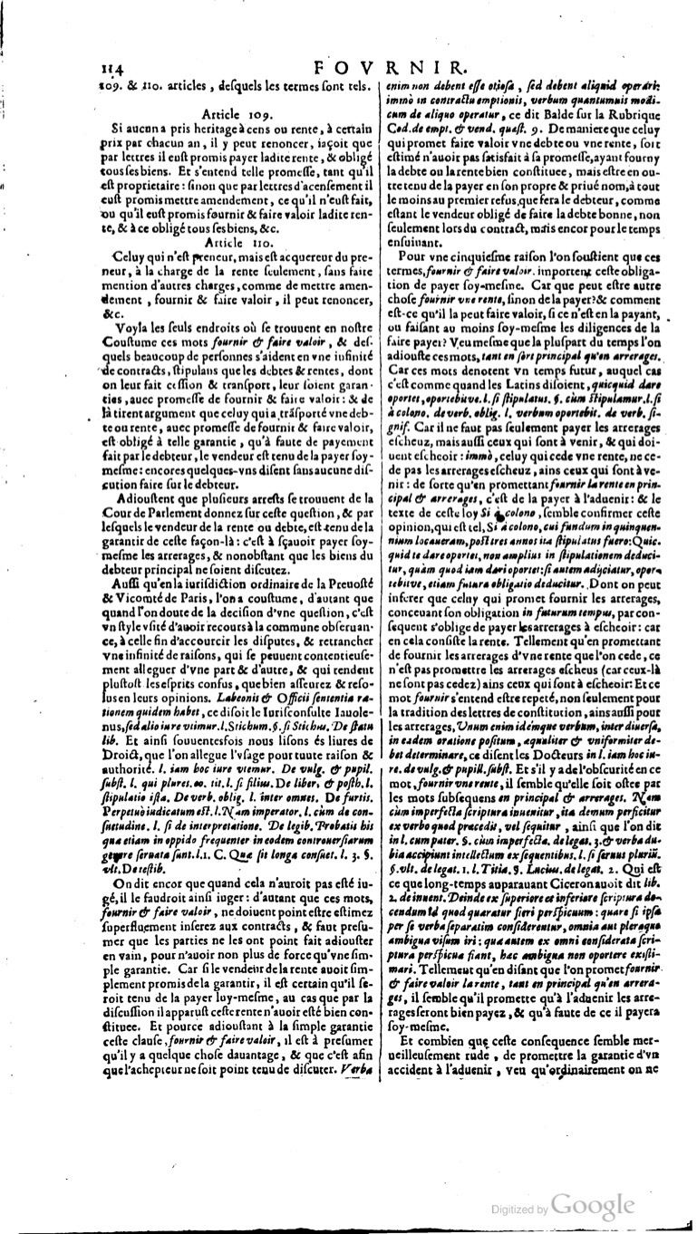 1629 - Veuve Nicolas Buon - Trésor du droit français (29620 T. 2) - BM Lyon