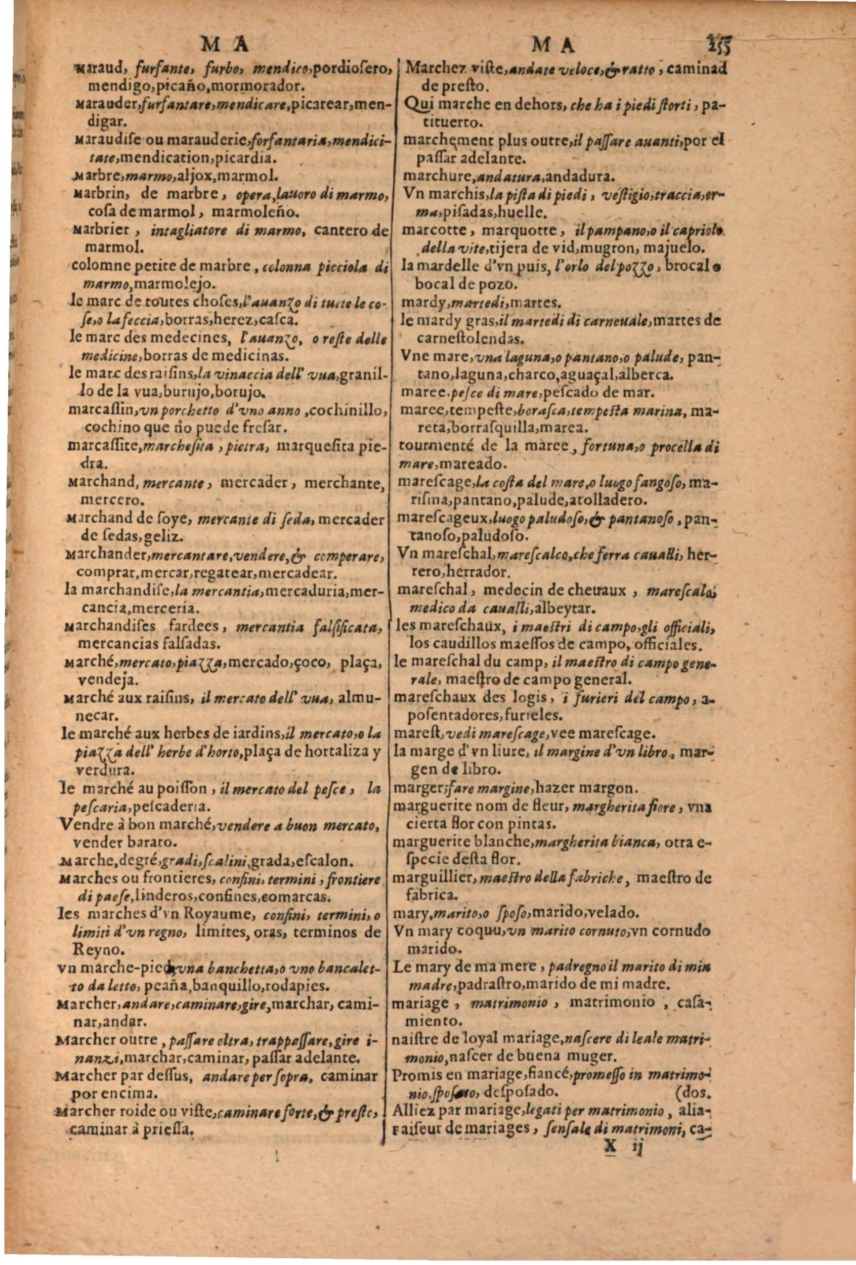 1616 - Pierre de la Rovière - Trésor des trois langues (Seconde partie) - BSB Munich