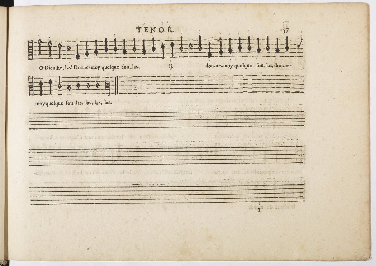 1594 - Paul Marceau - Trésor de musique d&#039;Orlande de Lassus, Superius, Bassus, Tenor, Quinta pars - BnF