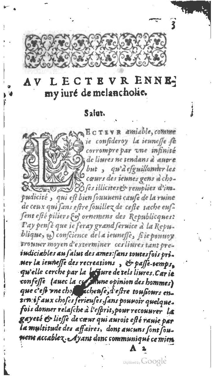 1611 - Jean Osmont - Trésor des récréations - BSB Munich