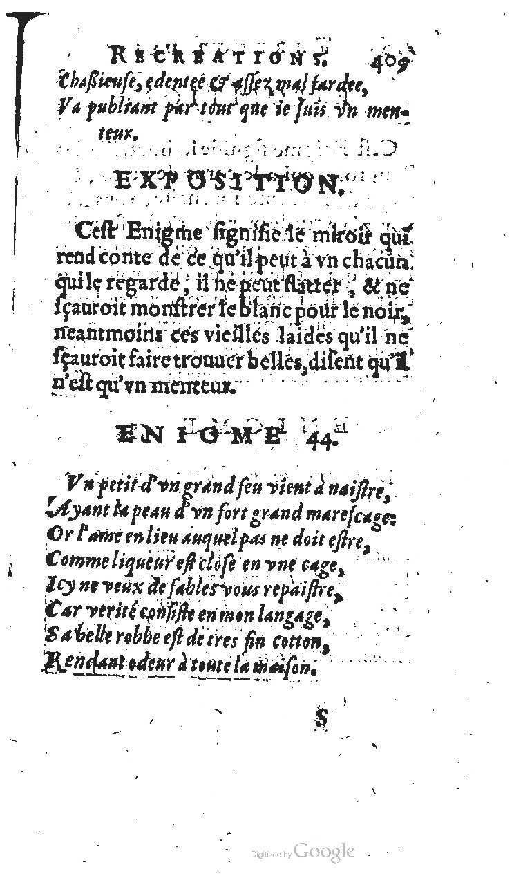1627 - Jean Delamare - Trésor des récréations - BSB Munich