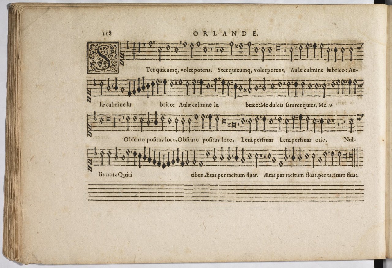 1594 - Paul Marceau - Trésor de musique d&#039;Orlande de Lassus, Superius, Bassus, Tenor, Quinta pars - BnF