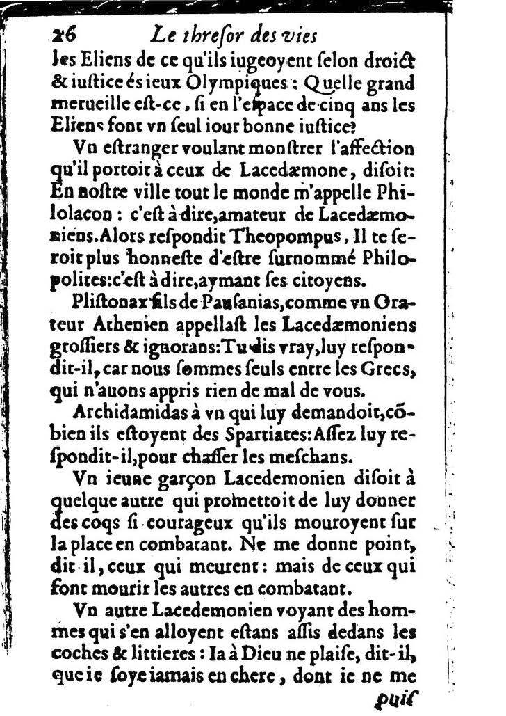 1611 - Pierre Rigaud - Trésor des vies de Plutarque - BM Lyon