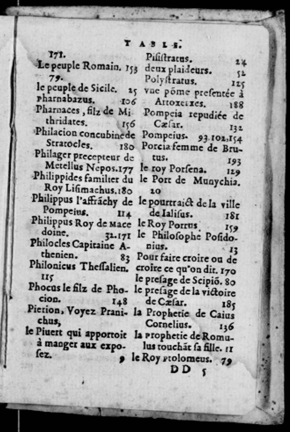 1574 - Benoît Rigaud - Trésor des vies de Plutarque - Avignon