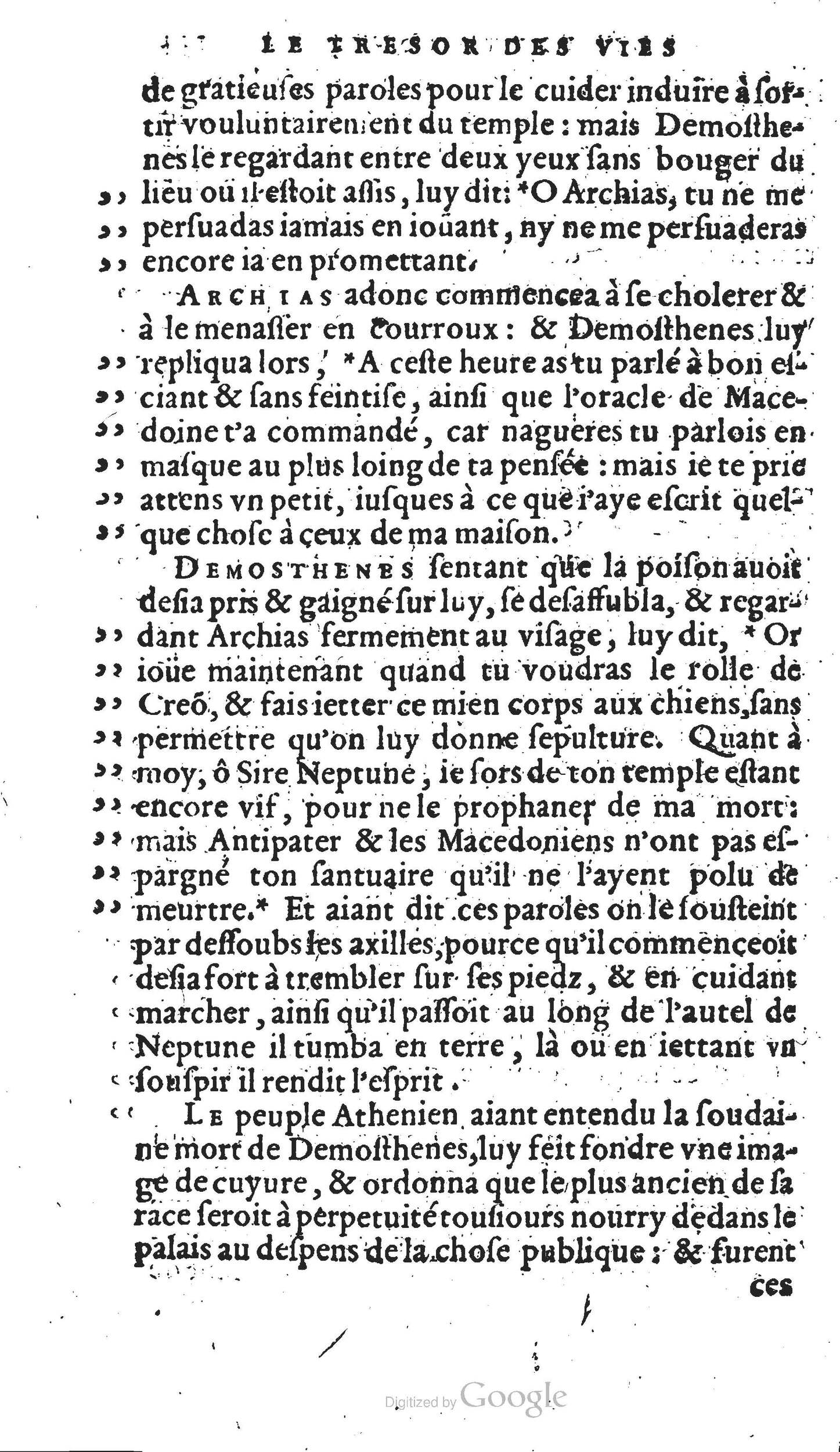 1567 - Willem Silvius - Trésor des vies de Plutarque - Anvers Musée Plantin-Moretus