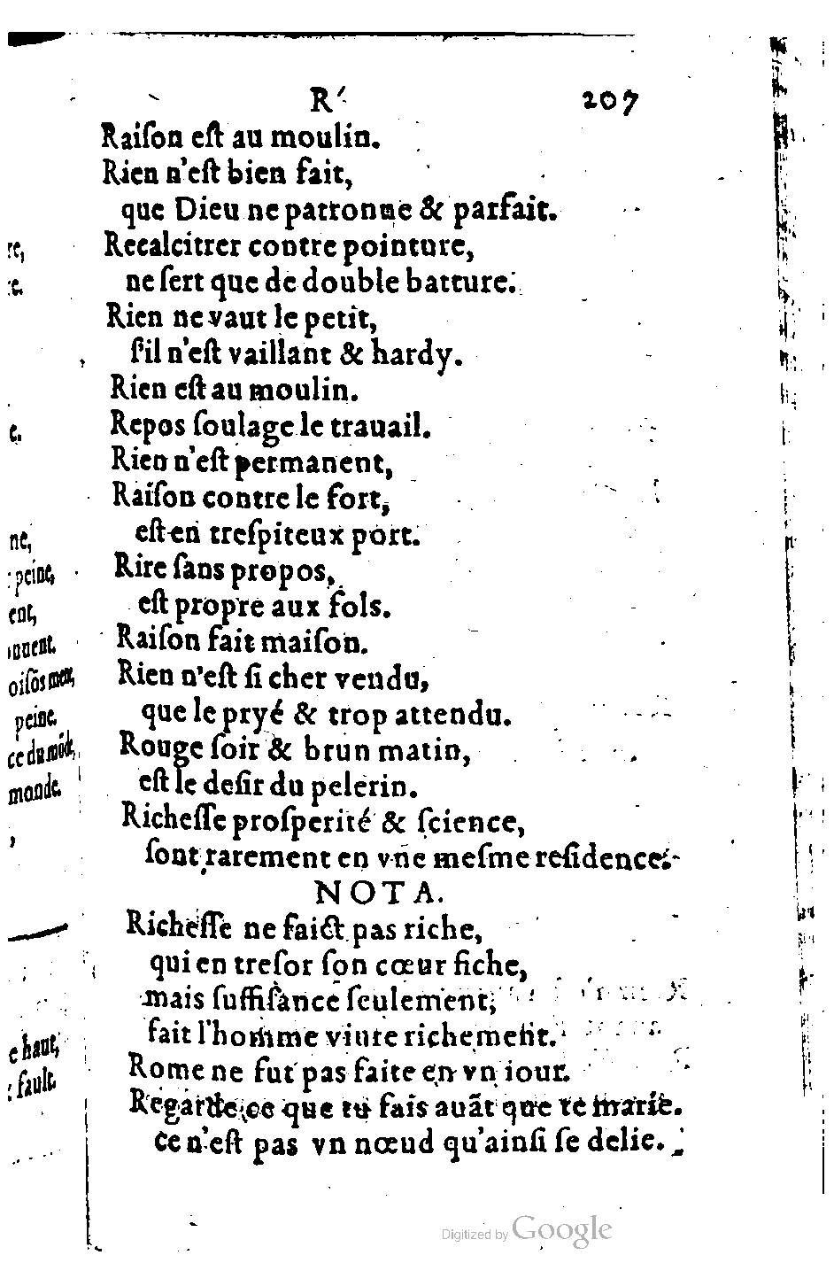 1582 - Nicolas Bonfons - Trésor des sentences dorées - BM Lyon