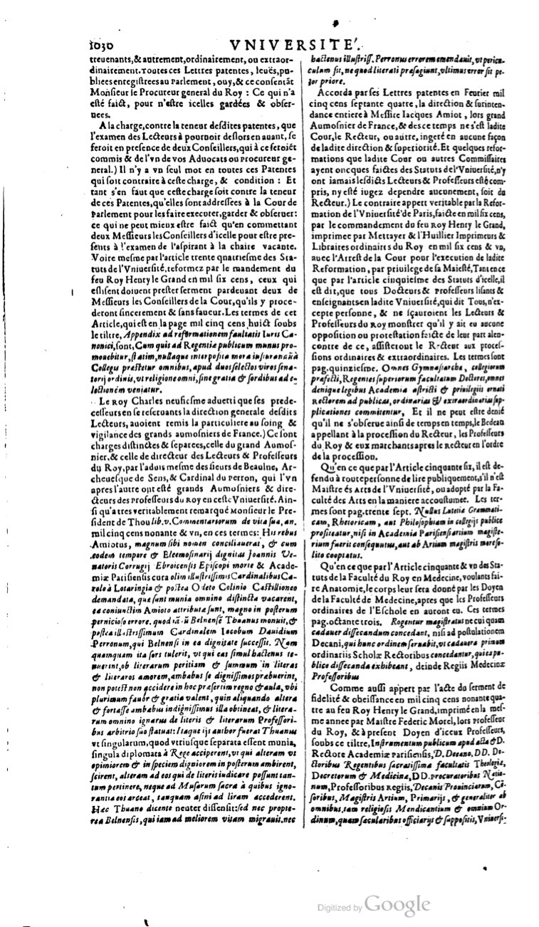 1629 - Veuve Nicolas Buon - Trésor du droit français (21754 T. 3) - BM Lyon