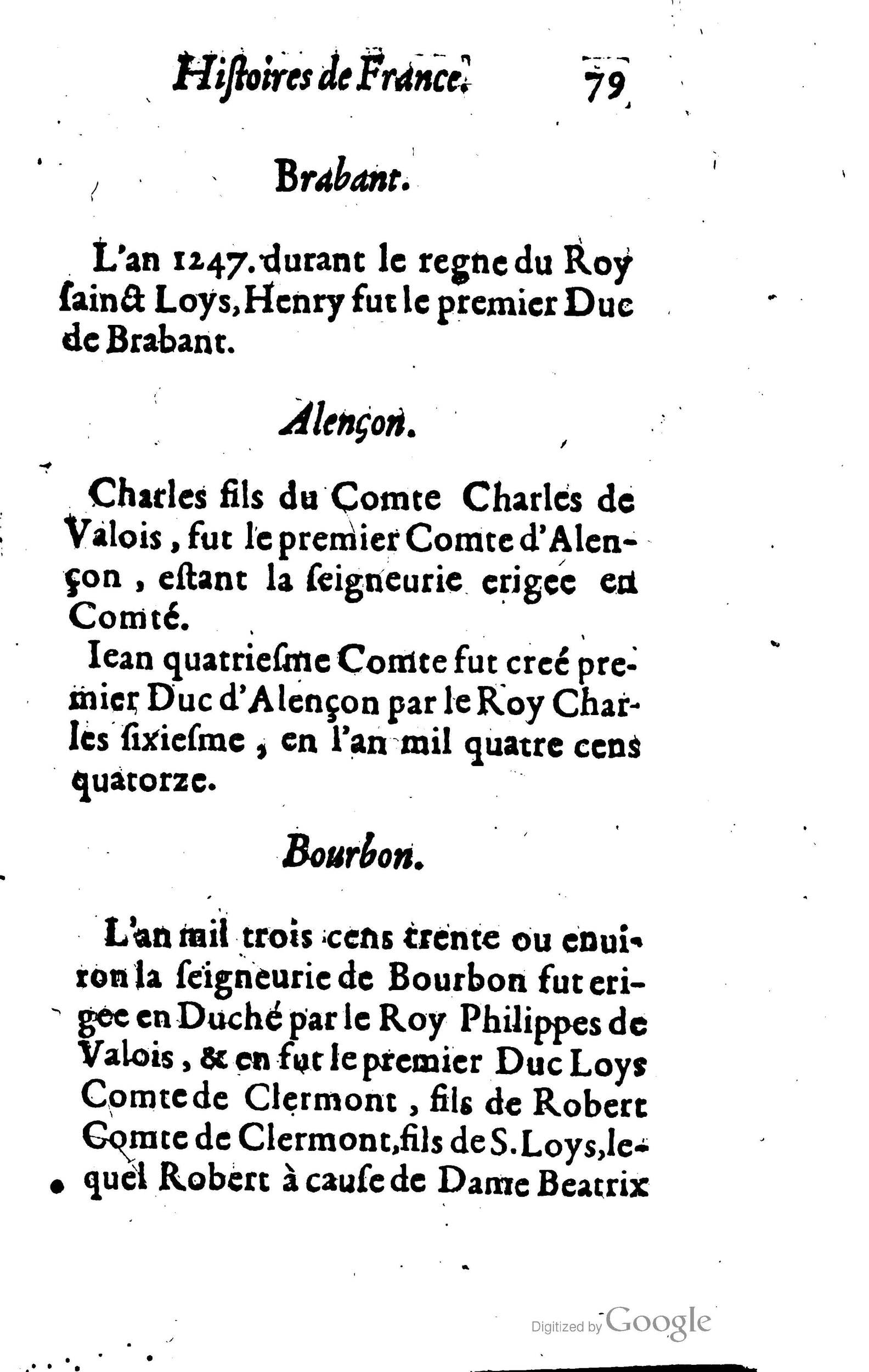 1619 - Jean Corrozet - Trésor des histoires de France - BSB Munich