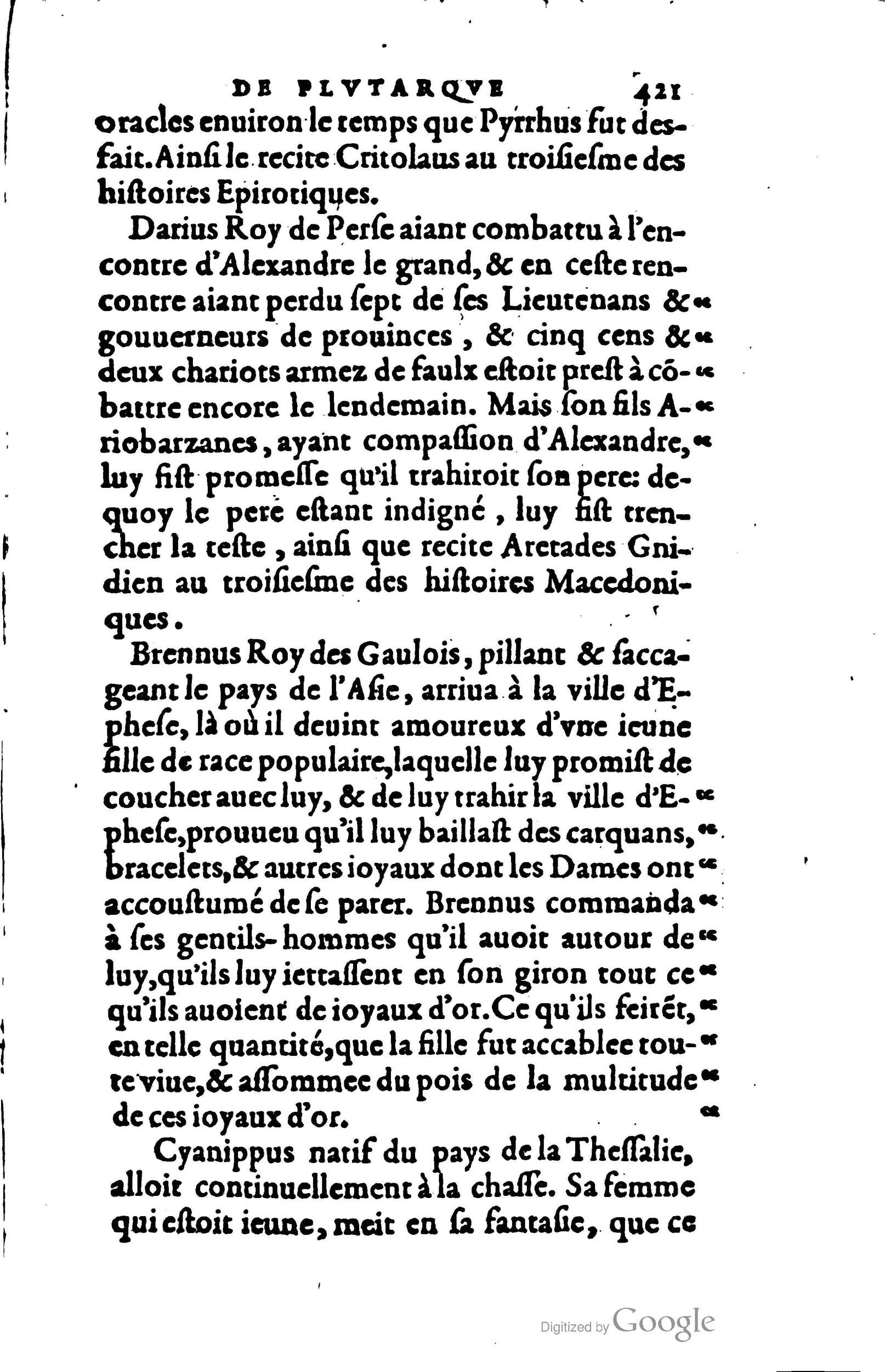 1578 - Jean Poupy - Trésor des morales de Plutarque - BSB Munich