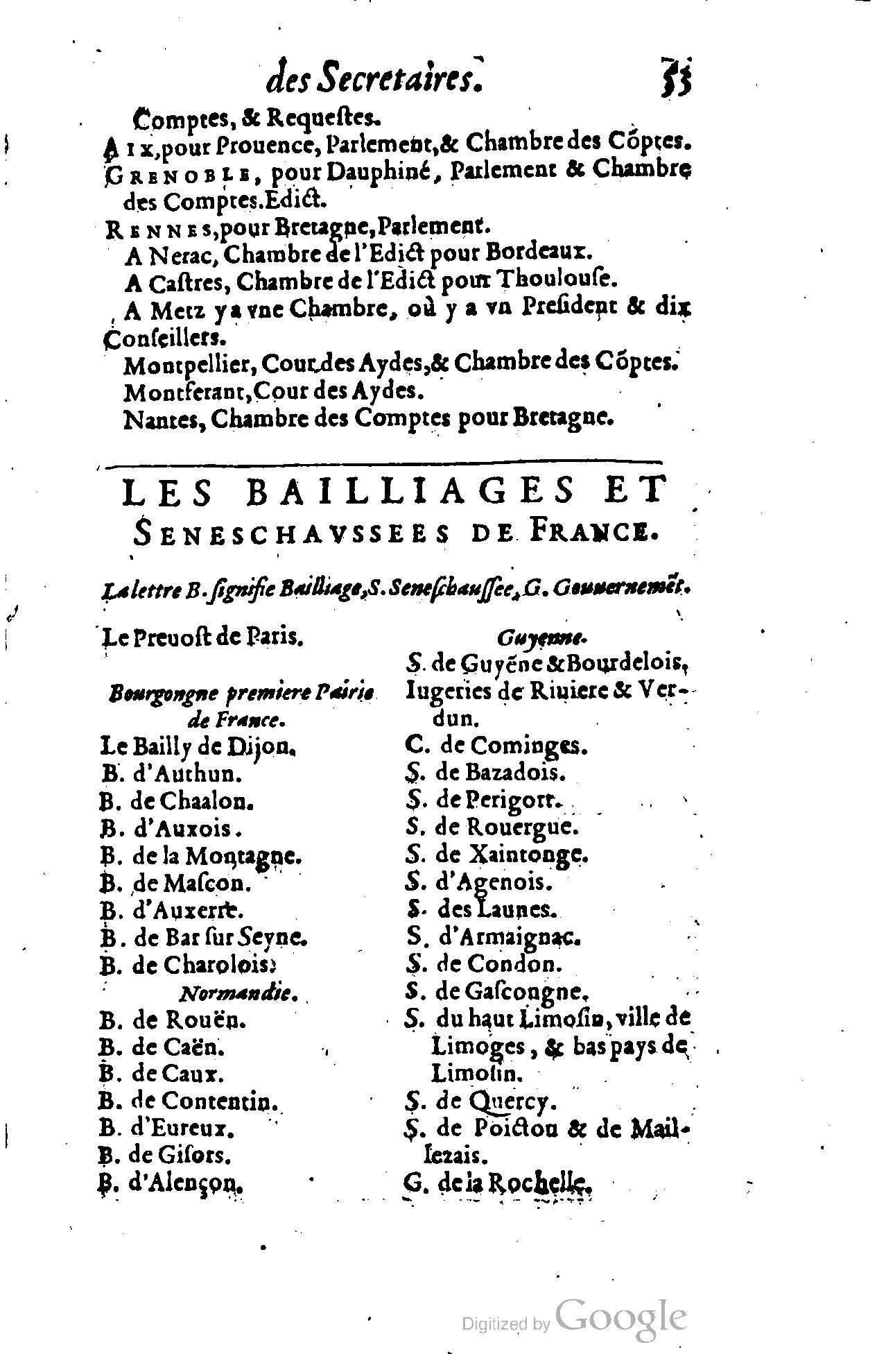 1614 - Jean Richer - Trésor du nouveau style et protocole de la chancellerie de France - BSB Munich