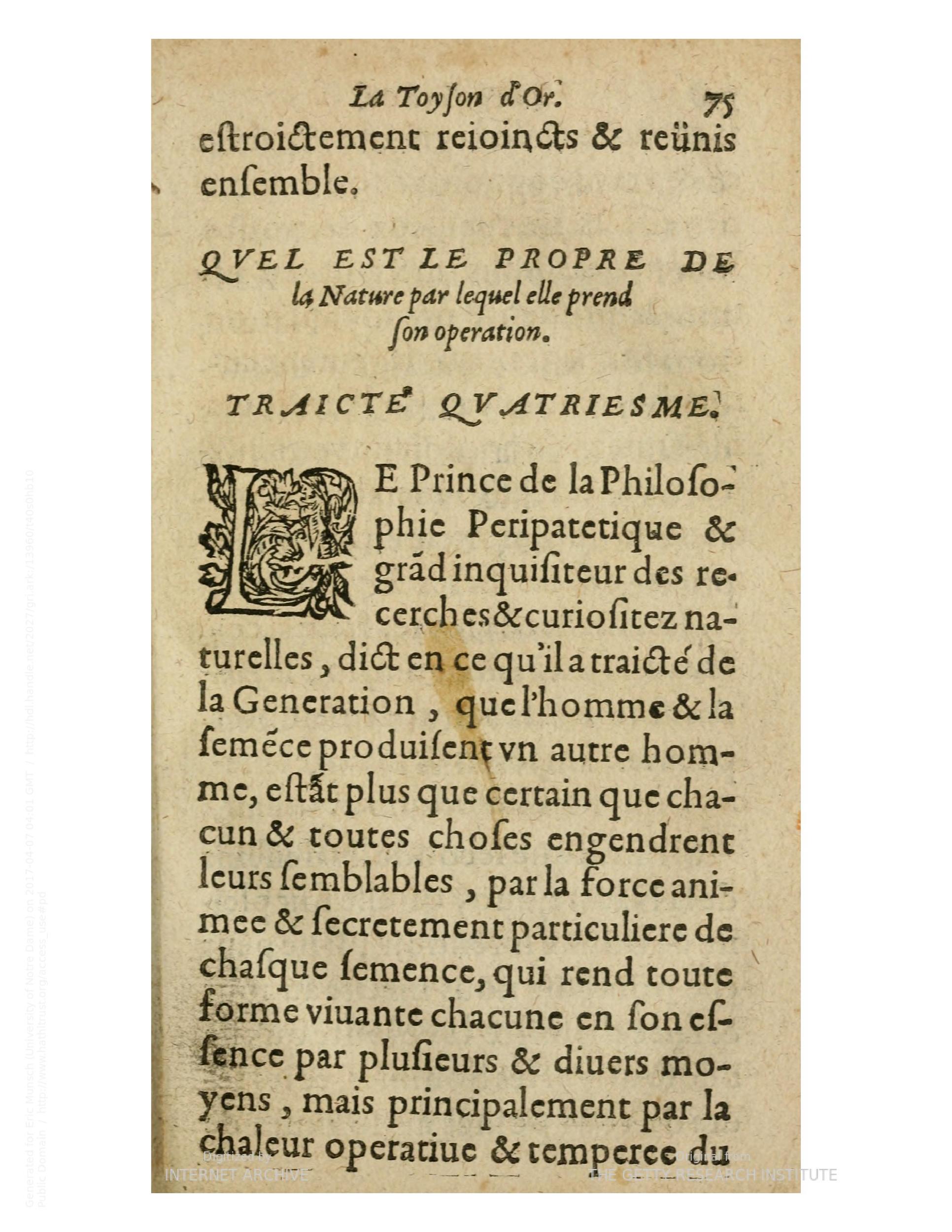 1612 - Charles Sevestre - Toison d’or ou la fleur des trésors - Getty Research Institute