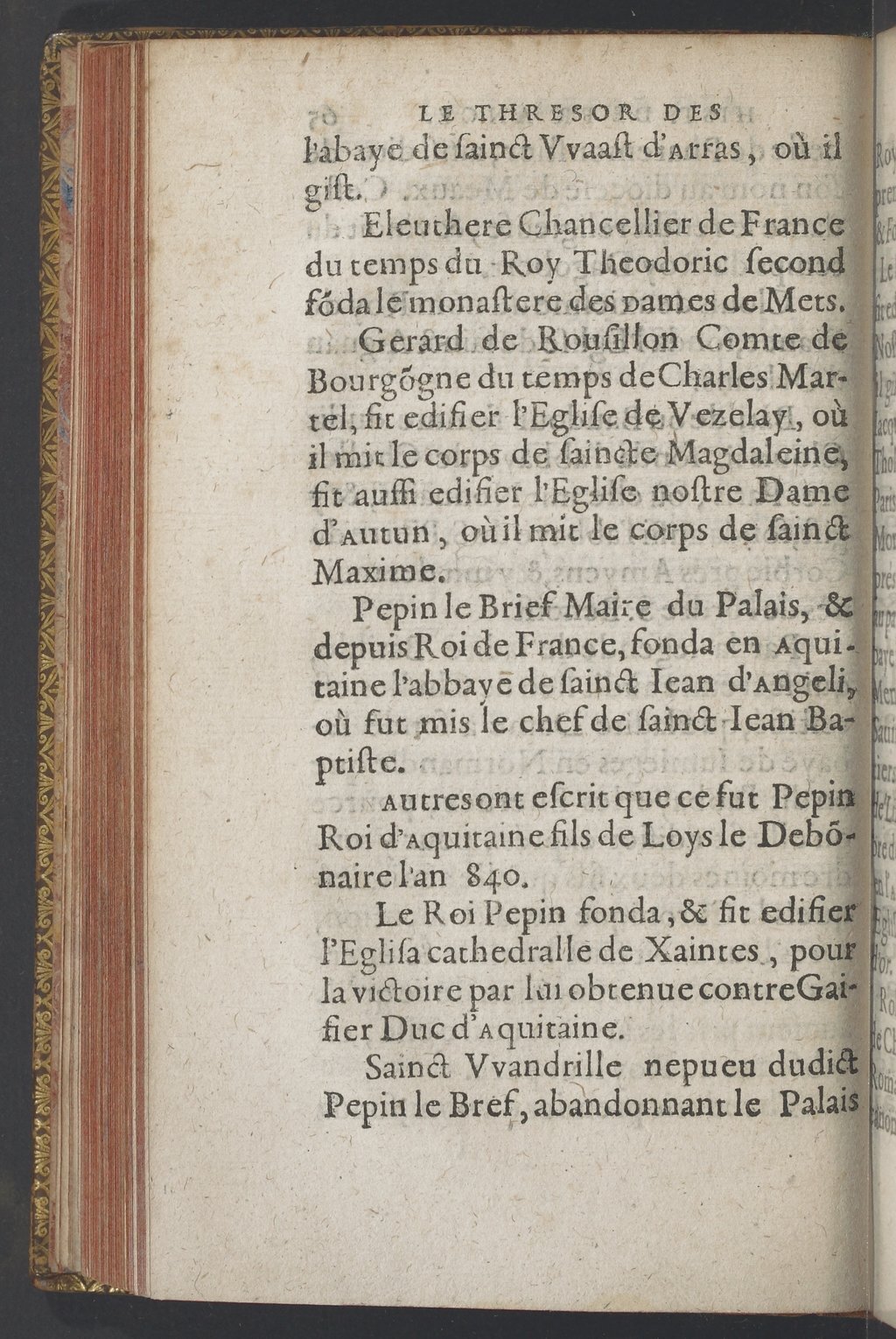 1603 - Galiot Corrozet - Trésor des histoires de France - BnF Tolbiac