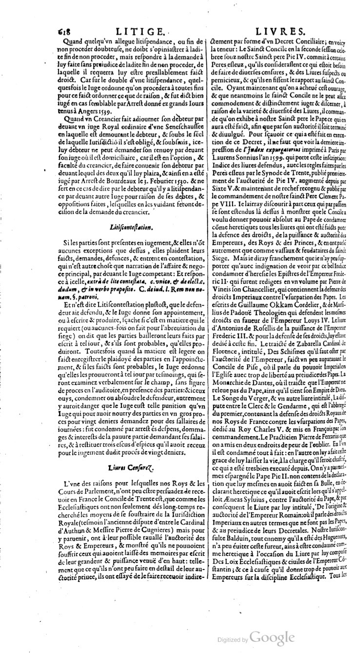 1629 - Veuve Nicolas Buon - Trésor du droit français (29620 T. 2) - BM Lyon