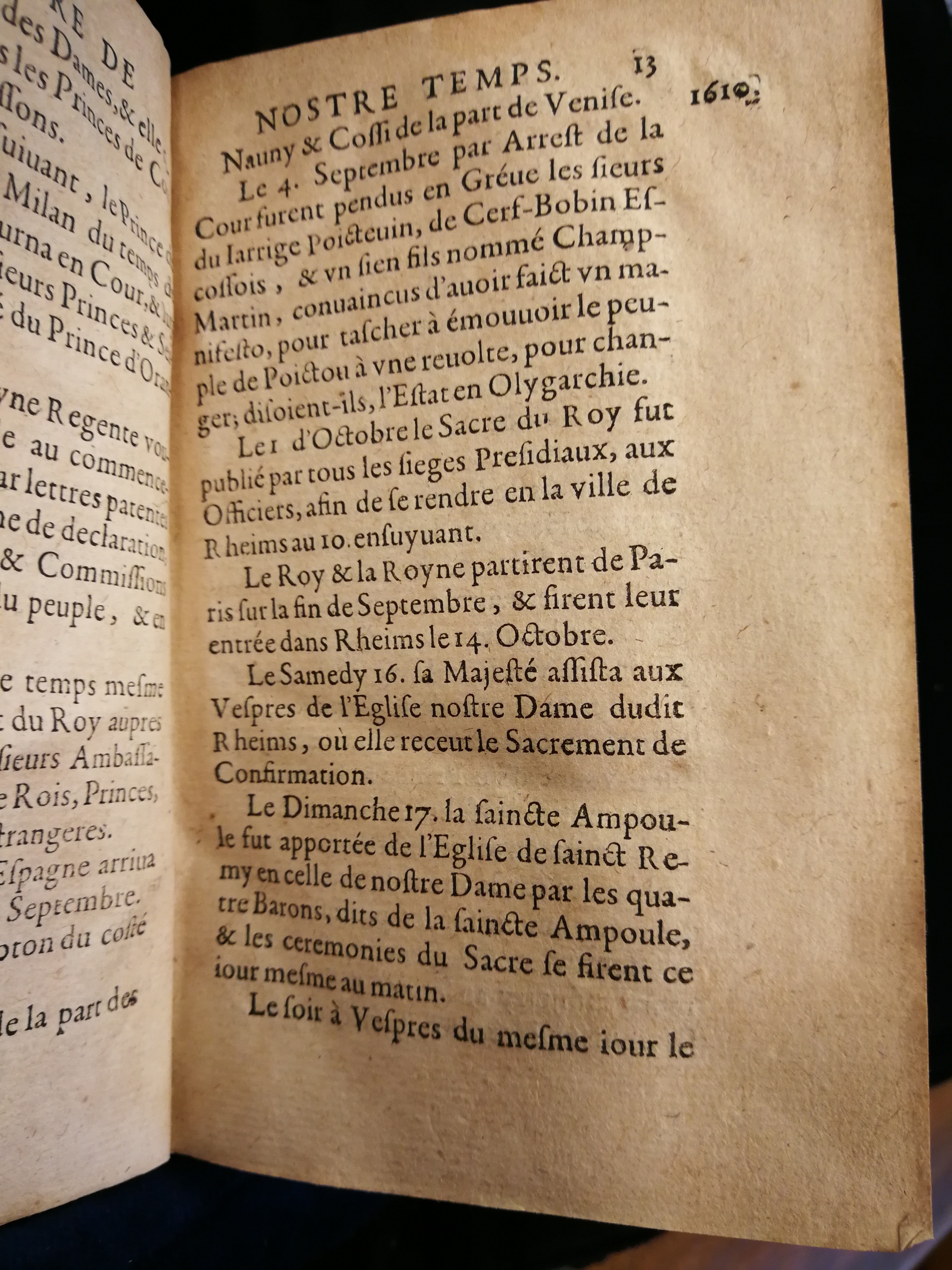 1626 - Joseph Bouillerot - Trésor de l’histoire générale de notre temps - Les Méjanes, Aix-en-Provence