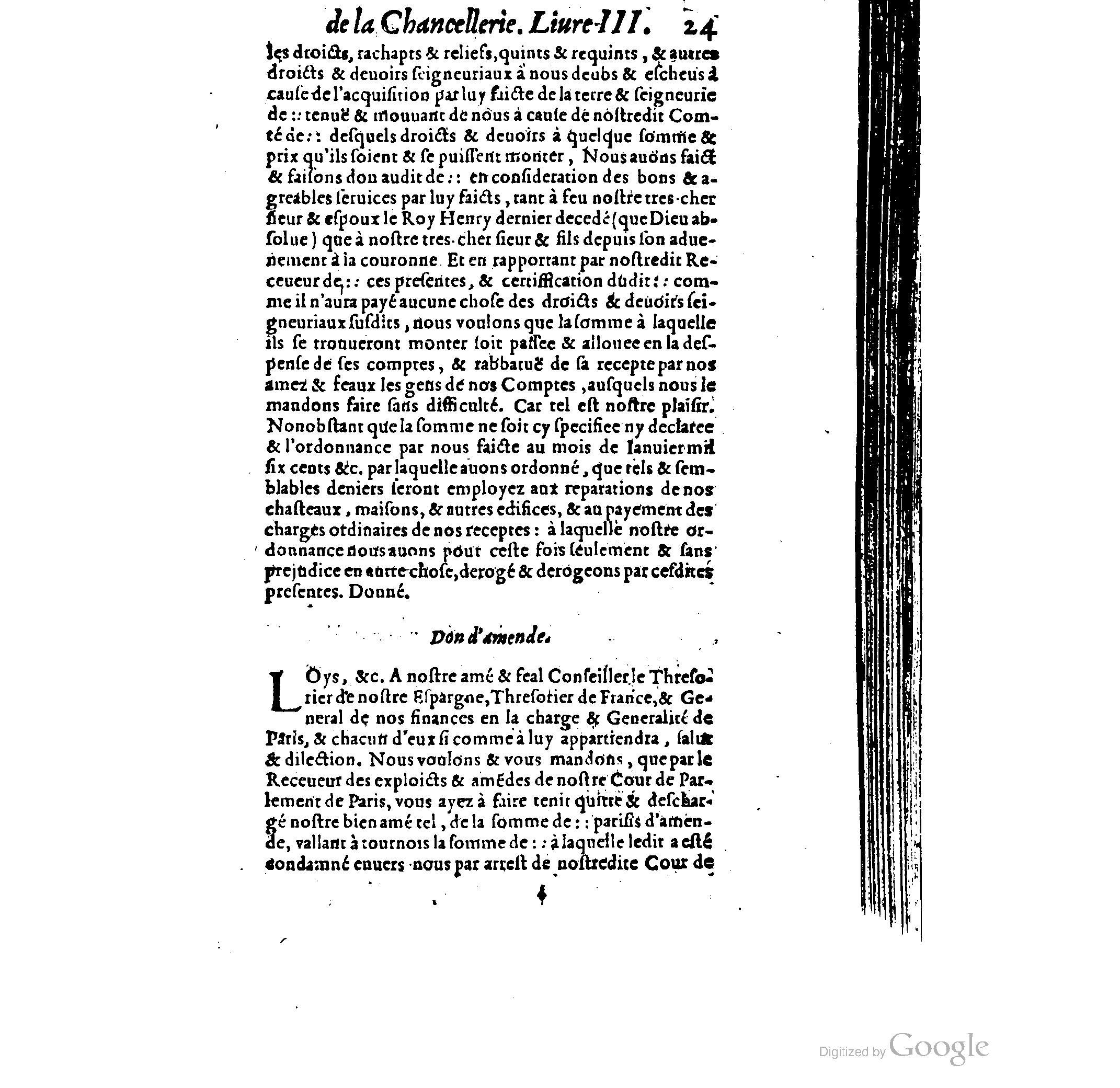 1614 - Jean Richer - Trésor du nouveau style et protocole de la chancellerie de France - BSB Munich