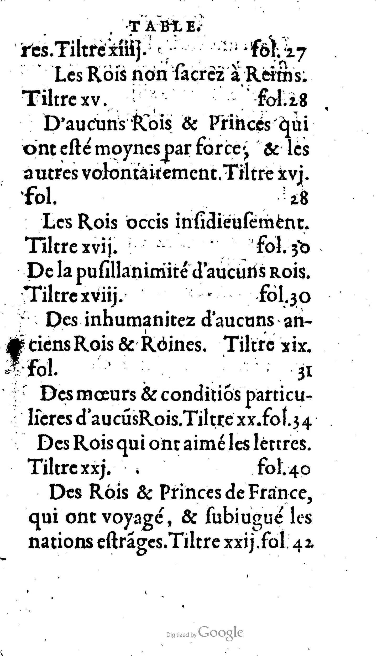 1604 - Galiot Corrozet - Trésor des histoires de France - BnF Arsenal