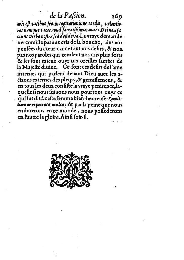 1607 - Nicolas Du Fossé - Trésor quadragésimal - T 02 - BM Lyon