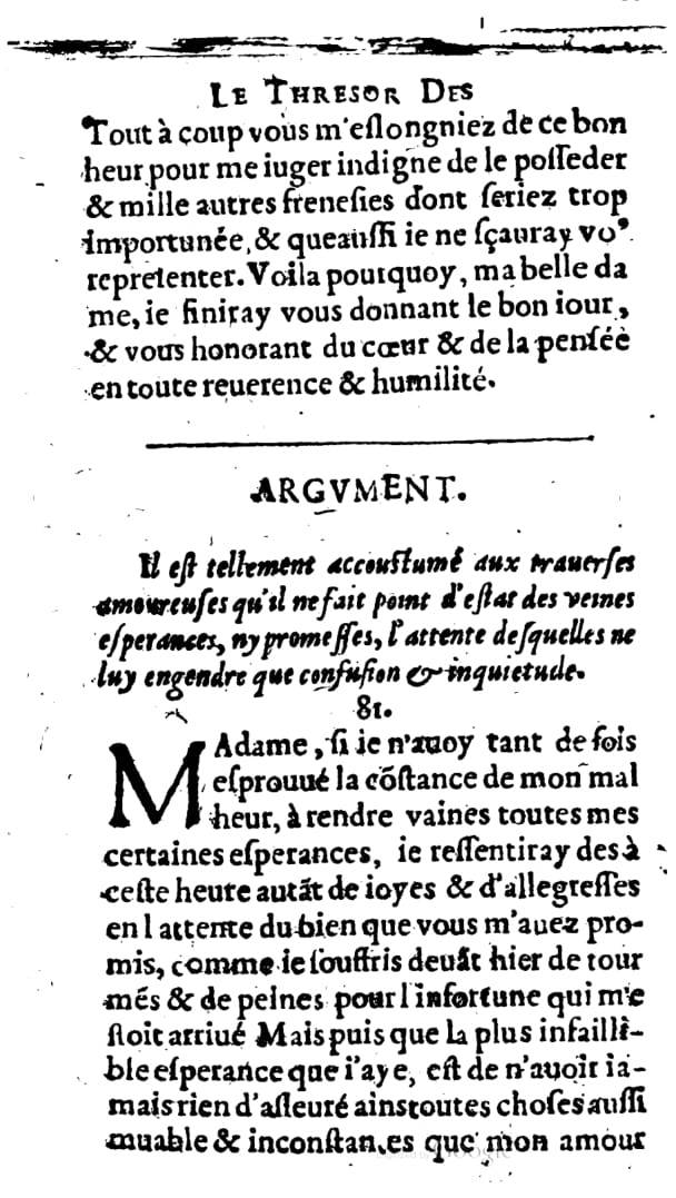 1624 - Nicolas Oudot - Trésor des lettres douces et amoureuses - BNC Florence