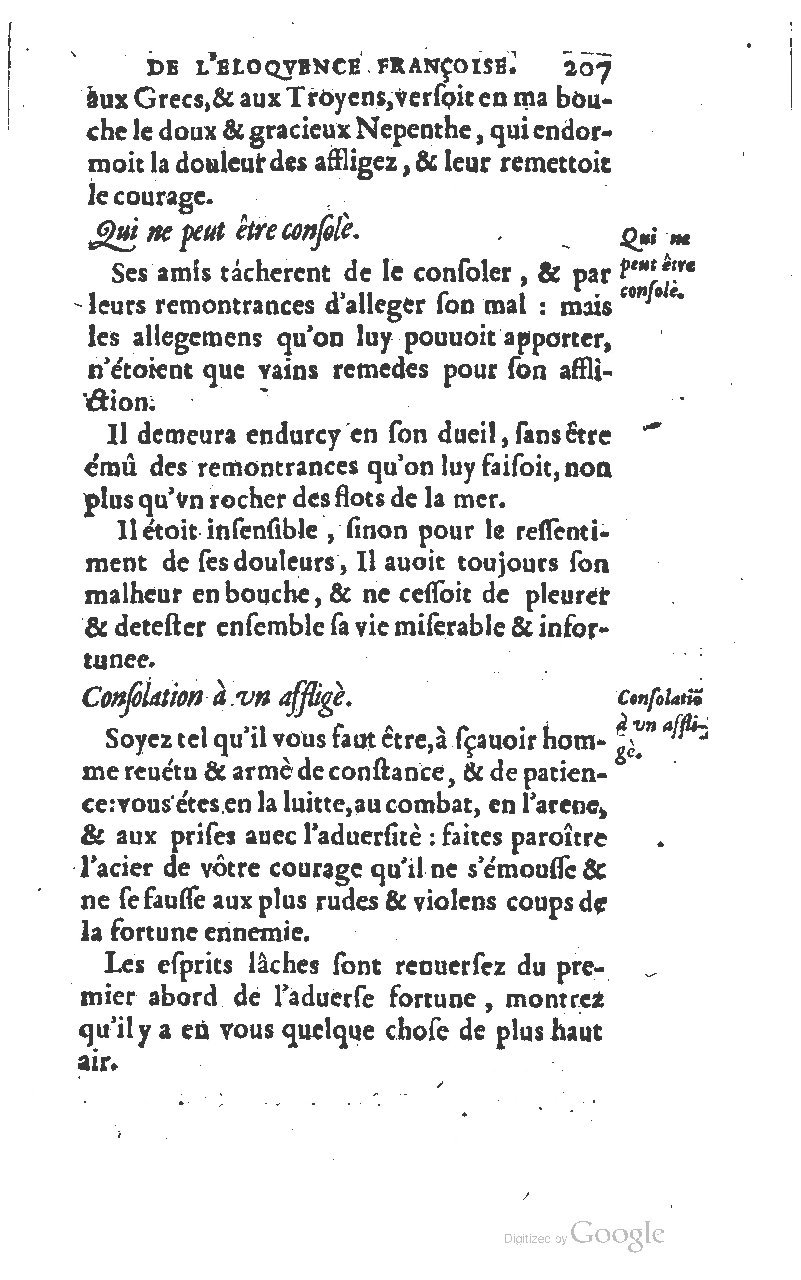 1610 - Louis Coste - Trésor de l’éloquence française (Seconde partie) - BM Lyon