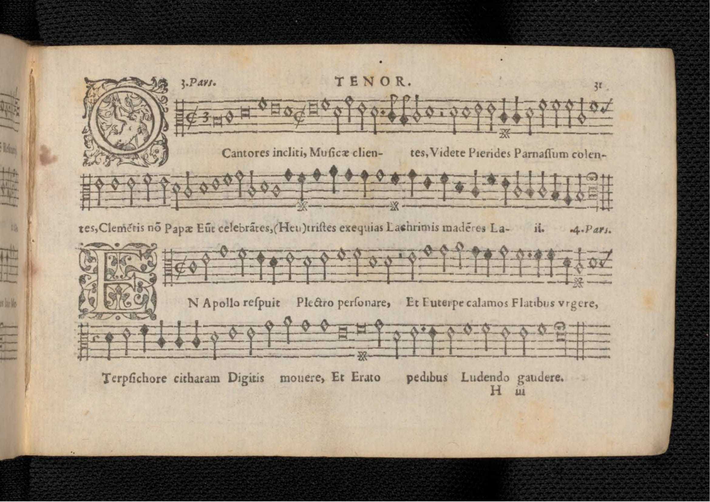 1576 - [Pierre de Saint-André] - Trésor de musique d’Orlande de Lassus Tenor - KBR Bruxelles