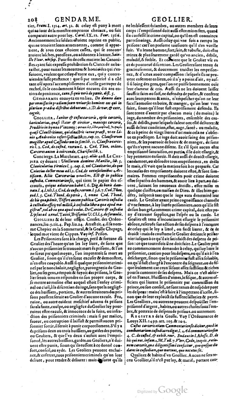 1629 - Veuve Nicolas Buon - Trésor du droit français (21754 T. 2) - BM Lyon