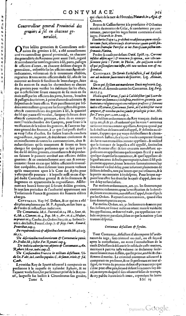 1629 - Veuve Nicolas Buon - Trésor du droit français (29620 T. 1) - BM Lyon 1629 - Veuve Nicolas Buon - Trésor du droit français (29620 T. 1) - BM Lyon